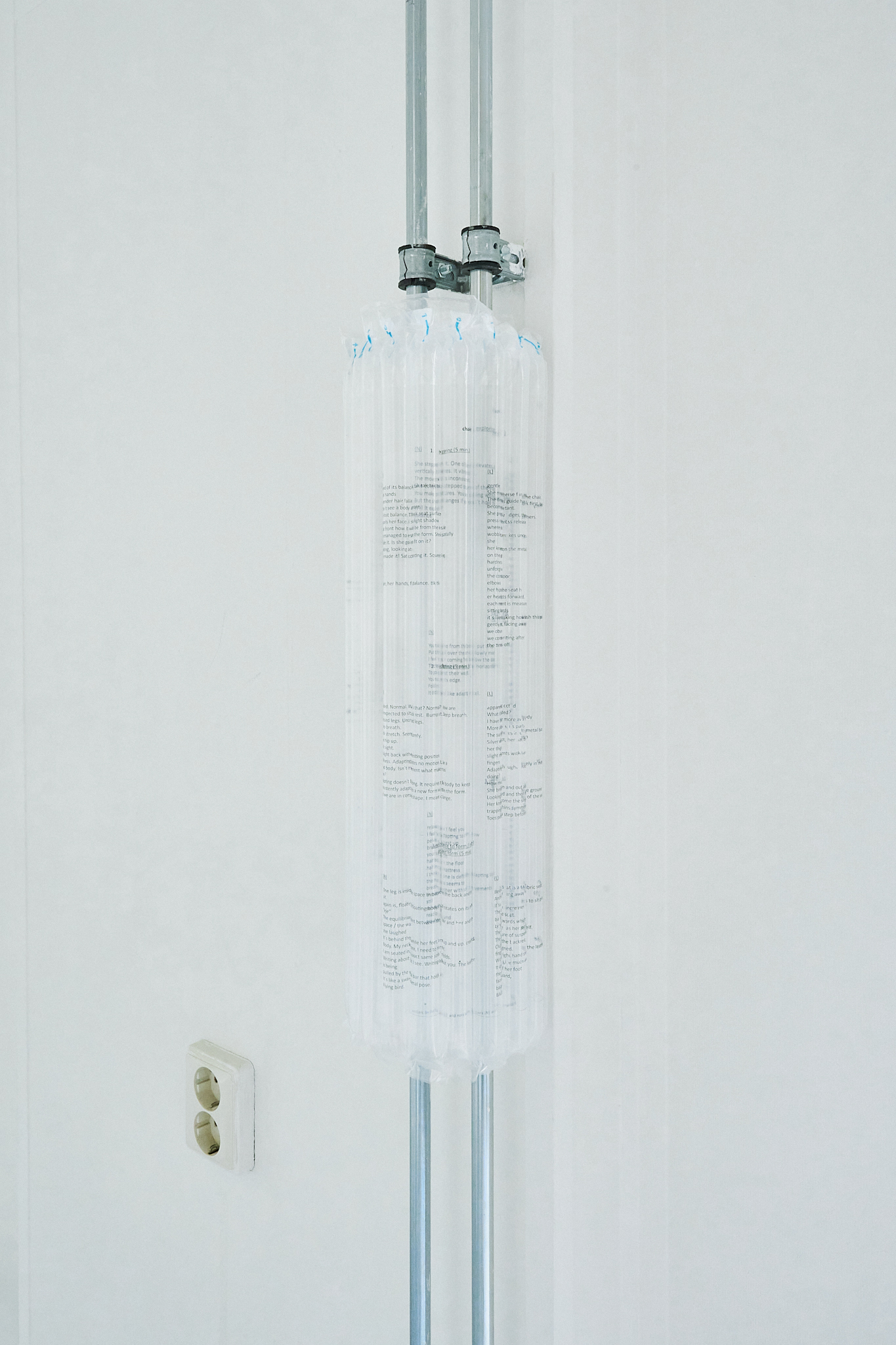 Nora Aurrekoetxea Etxebarria, I am a body in a body of air, installation views and details, photograph by Chun-Han Chiang, P/////AKT, 2024