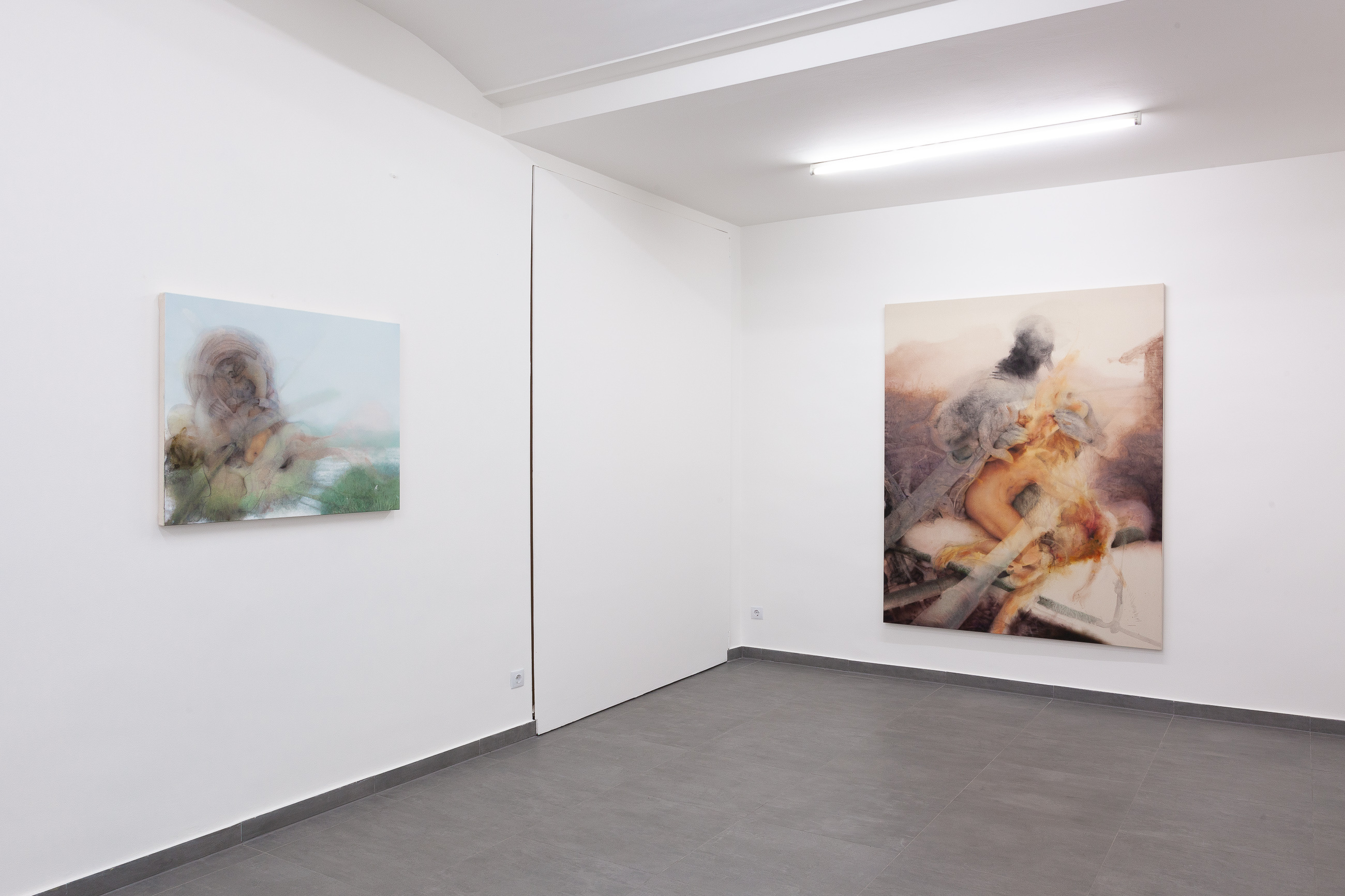 Installation view - Burning Lairs - Giuseppe Francalanza