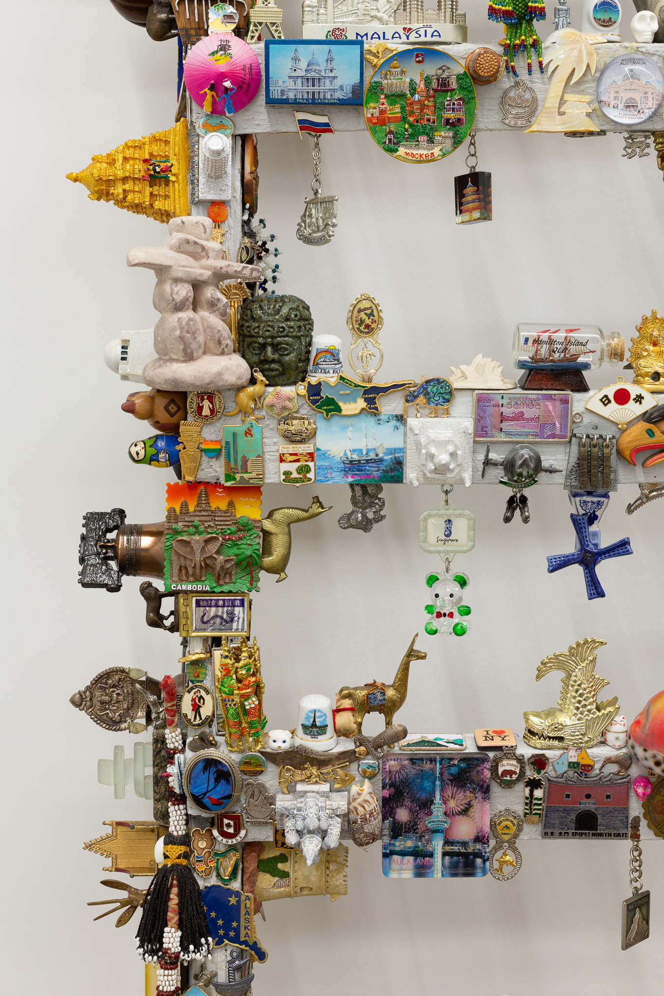 Ruth Watson, Keychains and Snowstorms, Detail View