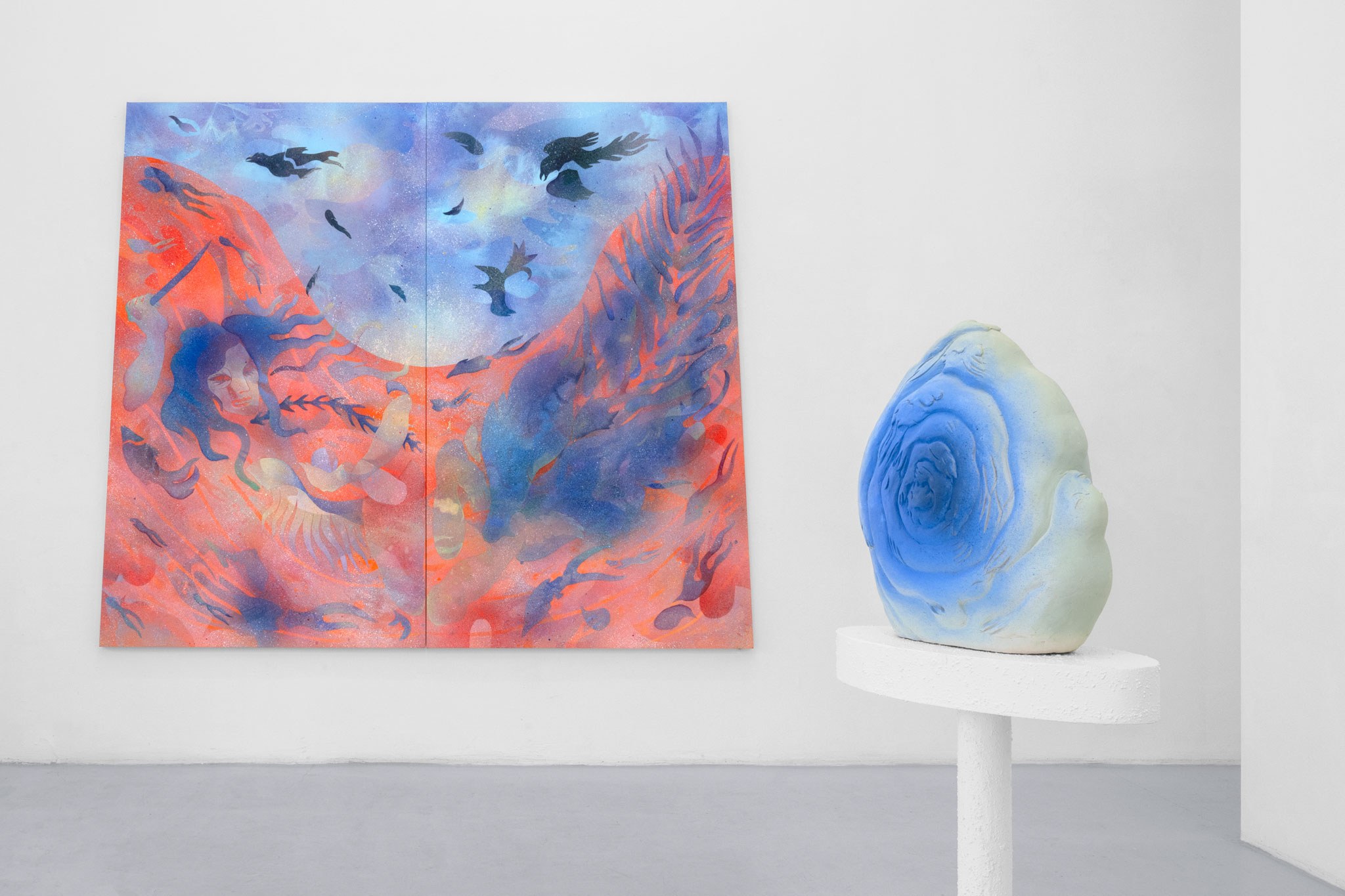 Bea Bonafini, Luminescence. Installation view at Renata Fabbri, Milano, 2024. Ph.: Mattia Mognetti.