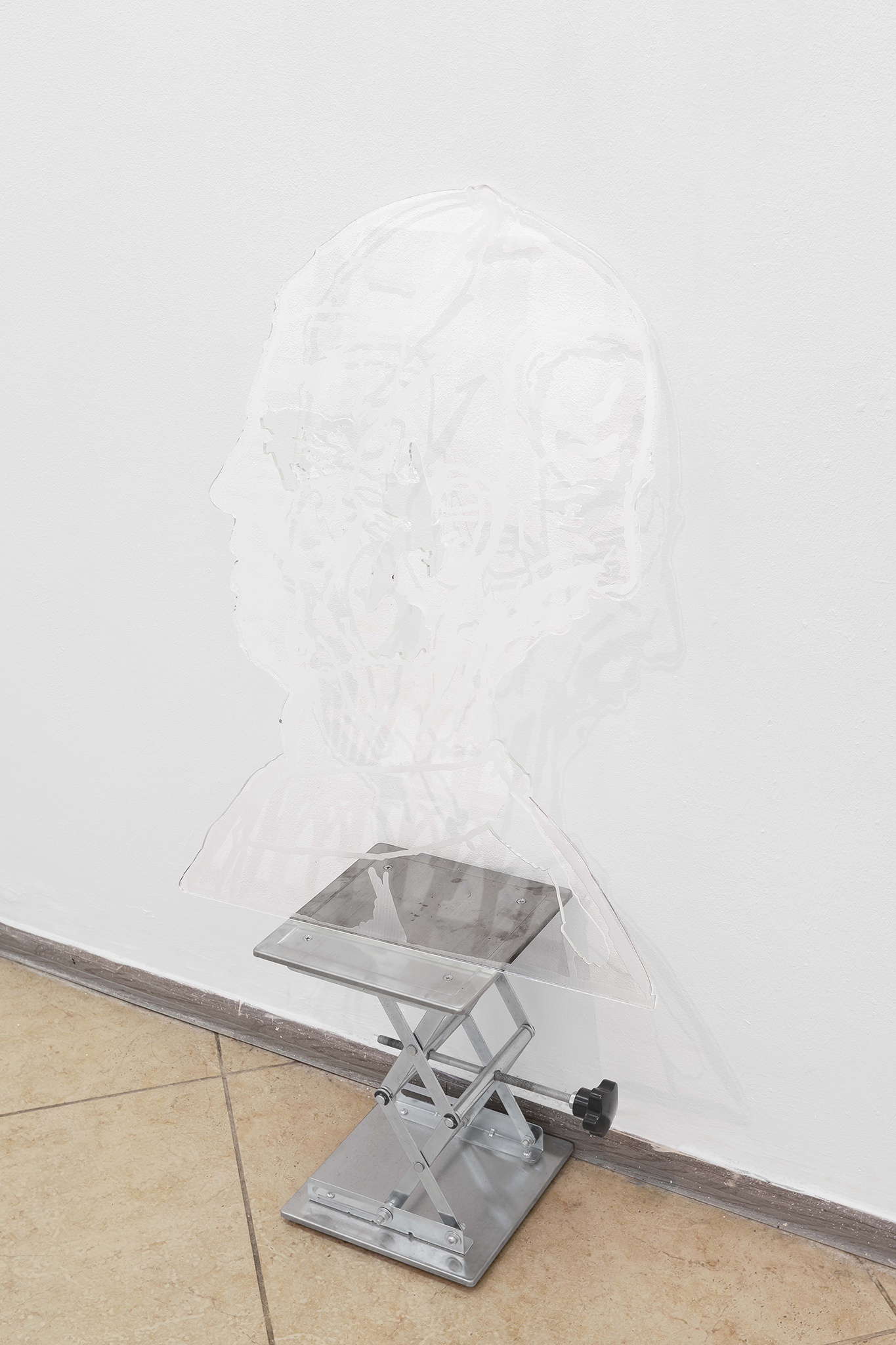 Installation view hall 2: Mikhail Dobrovolsky – Underlook, “H.L.A.M.” gallery, Voronezh, 2024