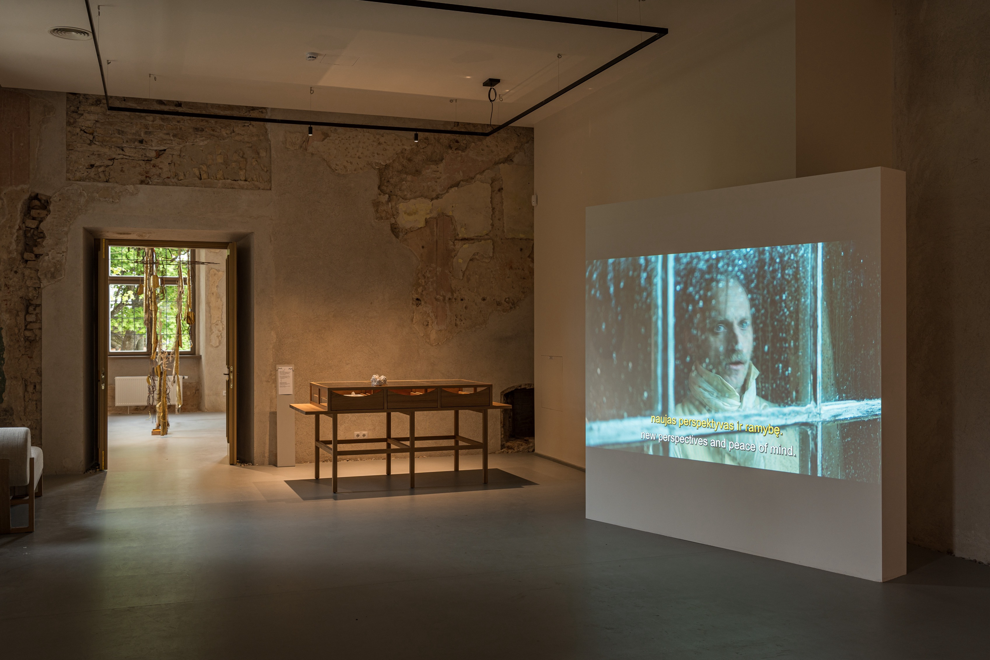 Peter Wächtler. Like a Palace, 2022. Video, sound, duration – 33’35’’ (foreground). Photographer: Andrej Vasilenko