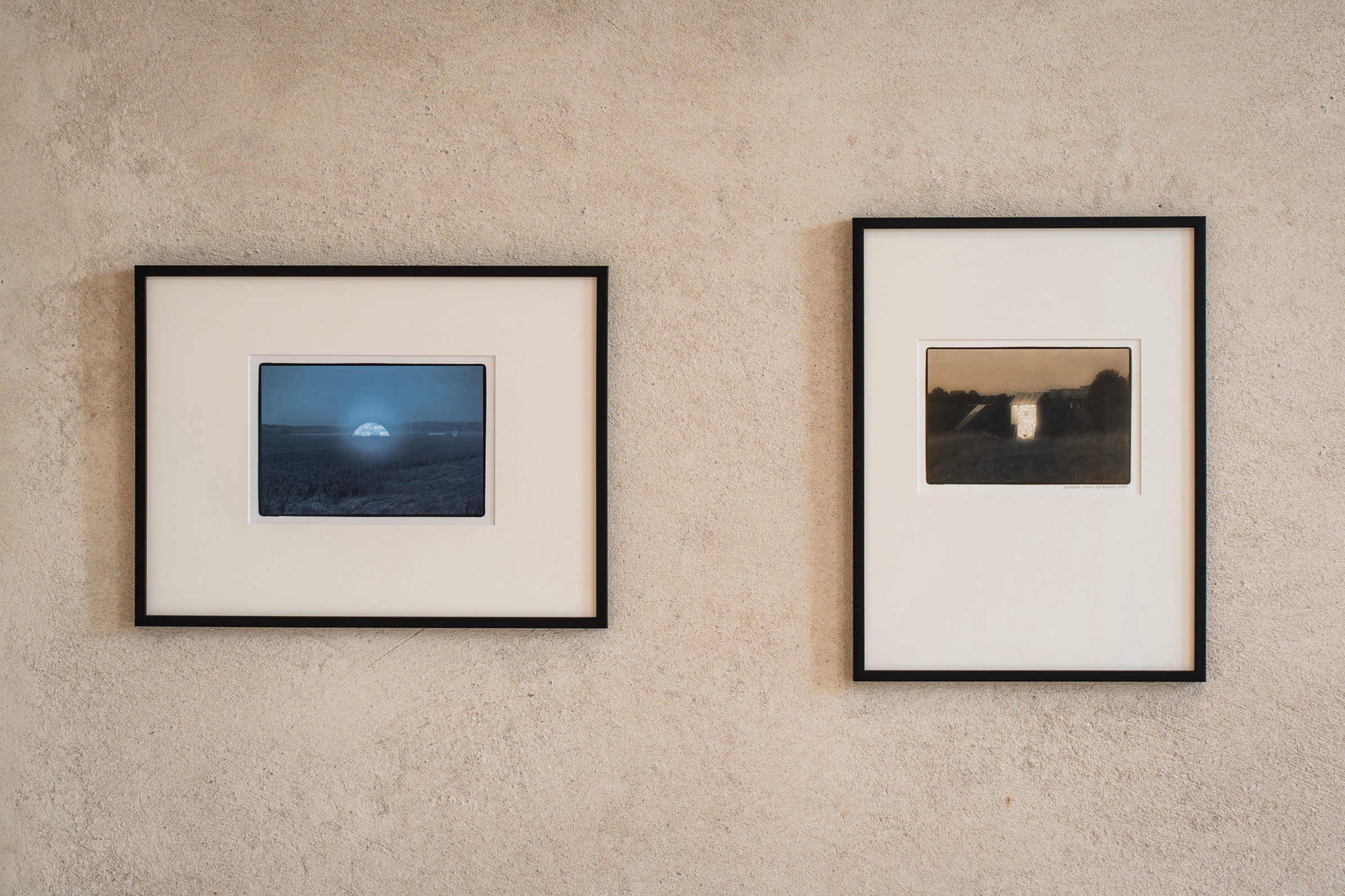 Vytautas Balčytis. Kiduliai, 2005. Gelatin silver print, 13.7 × 20.5 cm. and Justiniškės, Vilnius, 2001. Gelatin silver print, 12.2 × 18.2 cm Photographer: Andrej Vasilenko