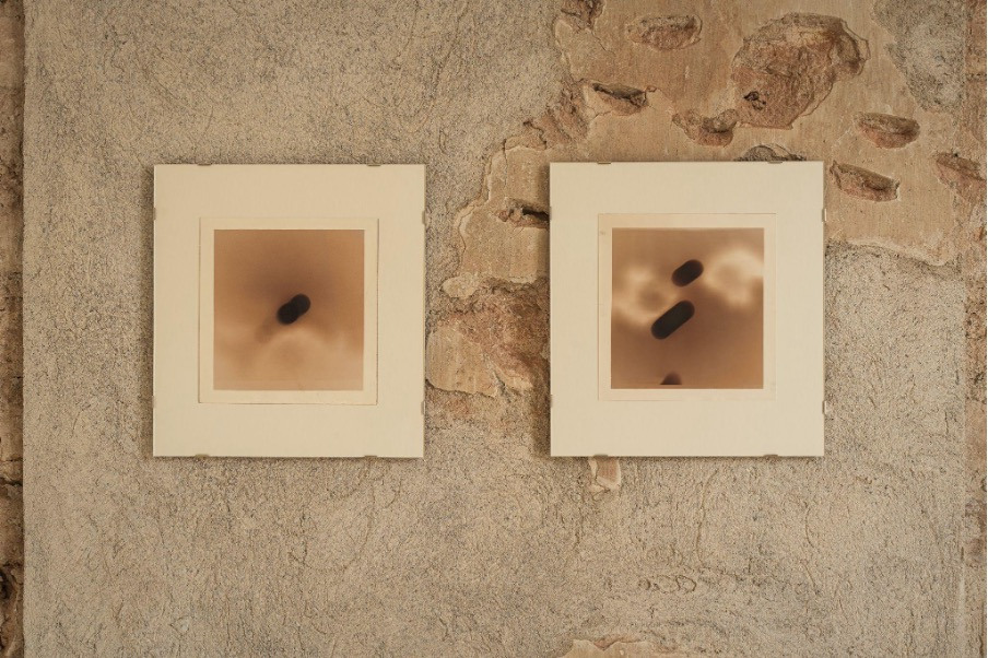  Gintautas Trimakas. Lumen Negative Prints, 2023. Unique prints, artist’s technique, 27.5 × 27.5 cm. Photographer: Andrej Vasilenko