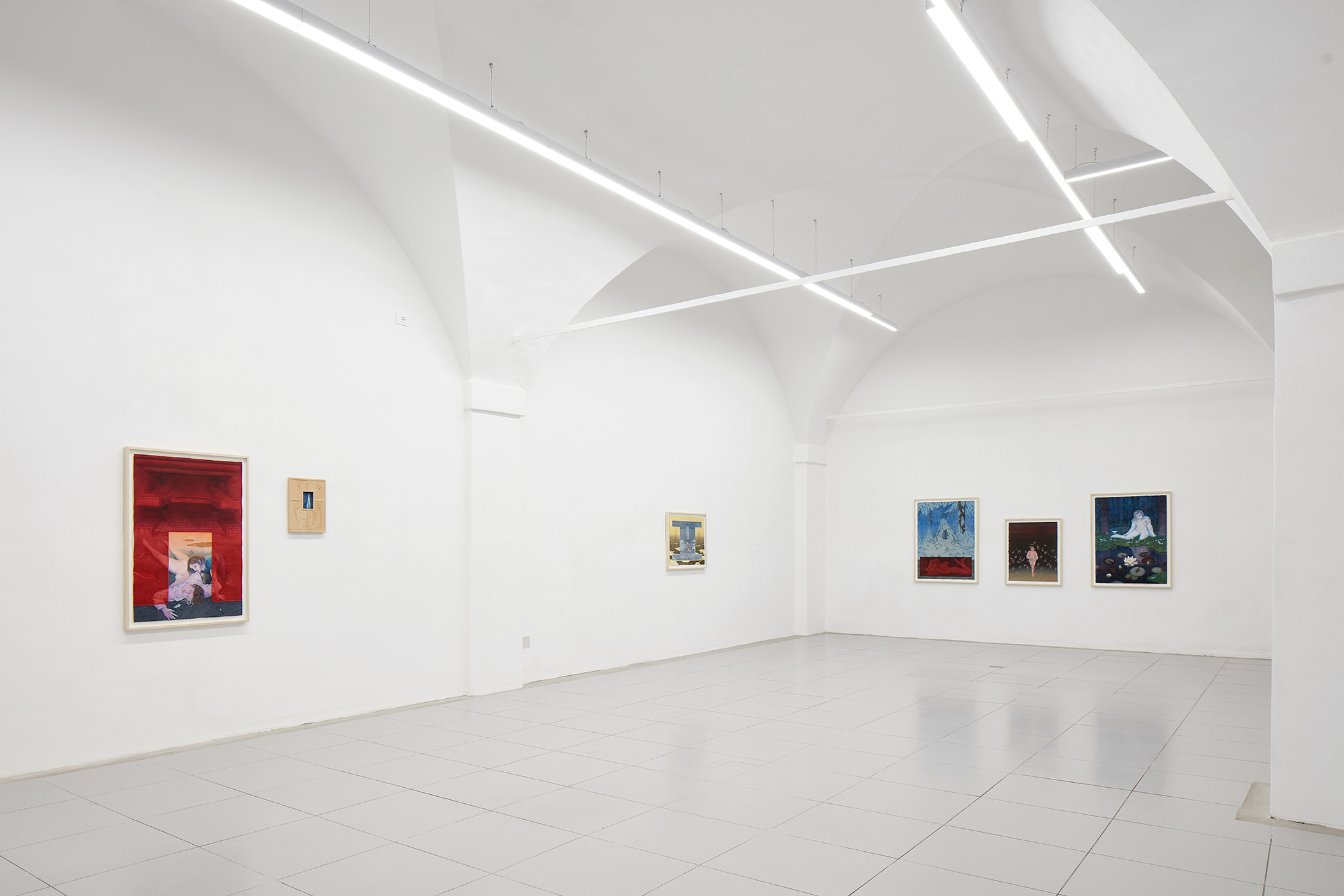 Oda Iselin Sønderland, "Elsker" installation view.