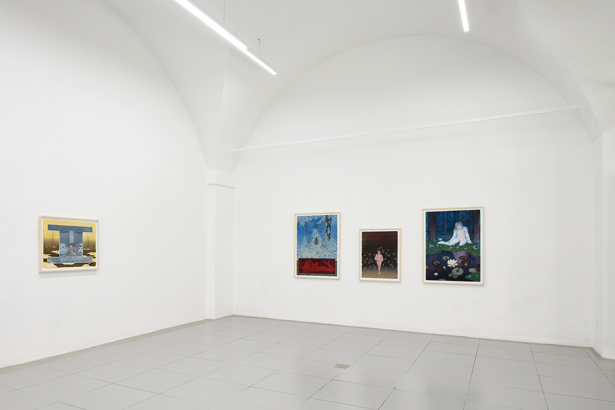 Oda Iselin Sønderland, "Elsker" installation view.