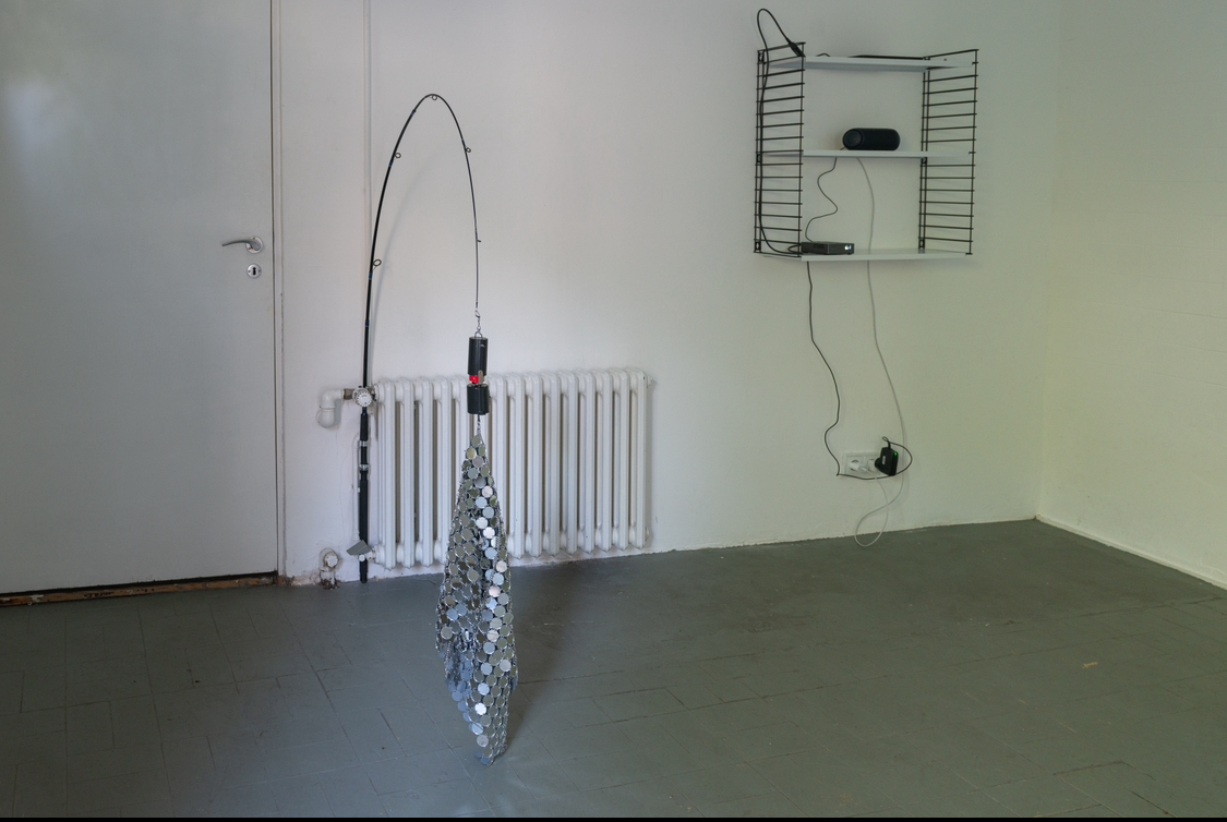 Installation View, Special Island, Natalie Price Hafslund, mauer, 2024 Foto: Nikolai Meierjohann