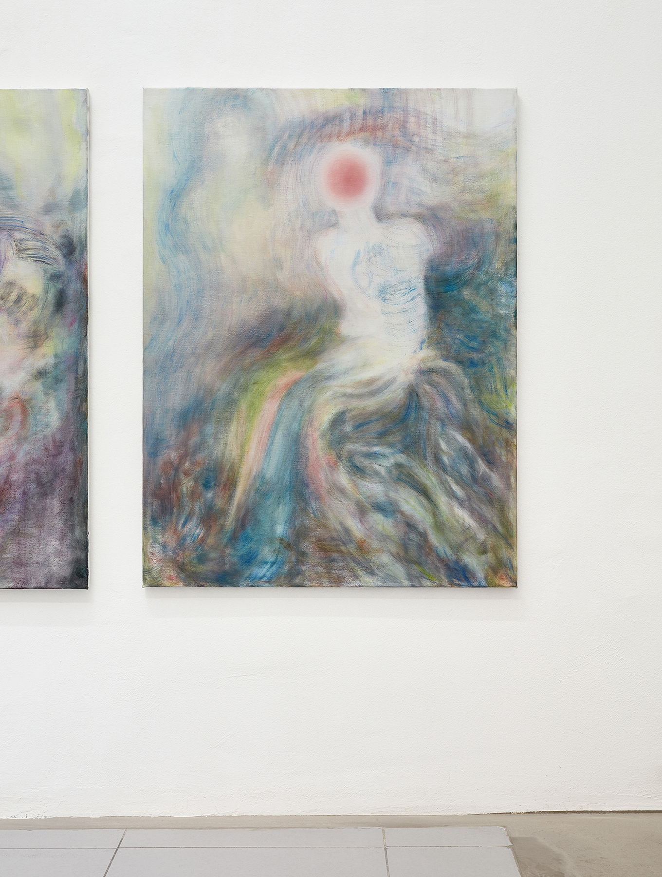 Naeun Kang, "Sea Goddess", 2024 (Oil on primed linen, 120 x 90 cm).