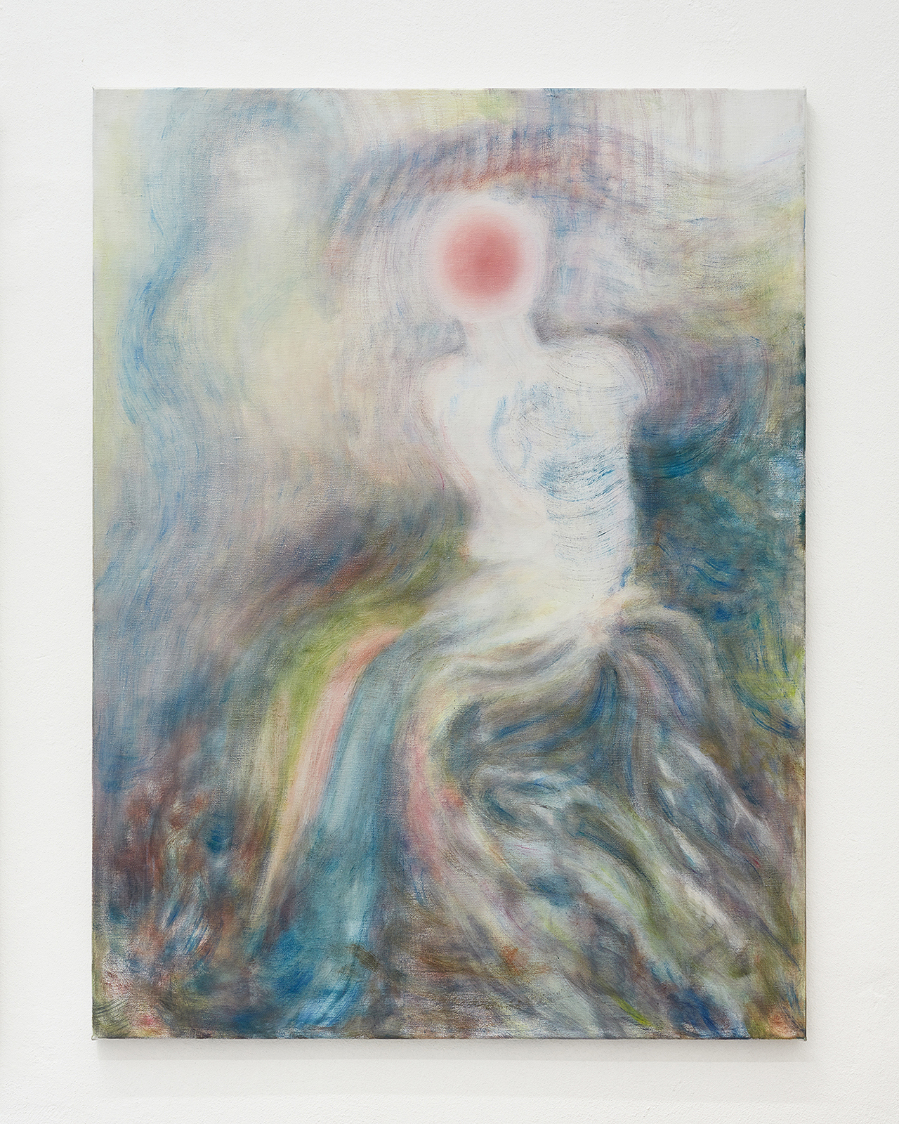 Naeun Kang, "Sea Goddess", 2024 (Oil on primed linen, 120 x 90 cm).