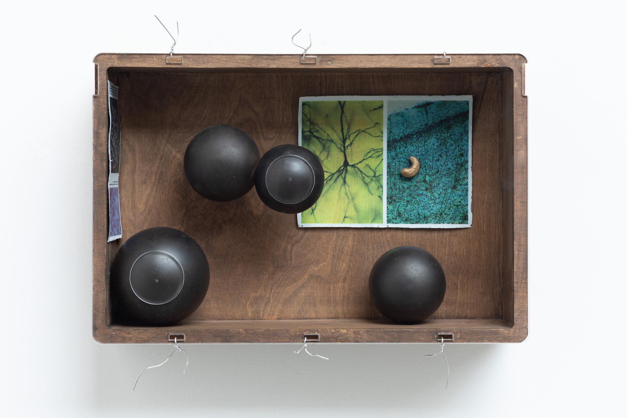 Hamish Pearch, Big Trip, 2024, treated ply, UV print on aluminium, bronze, steel, plexiglass, fixings, 29 x 43 x 10 cm, unique