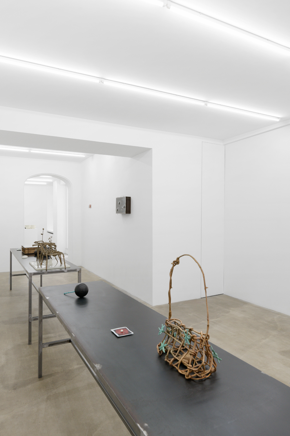 Hamish Pearch, Do not throw trash into the pond, 2024, exhibition view, Sans titre, Paris 