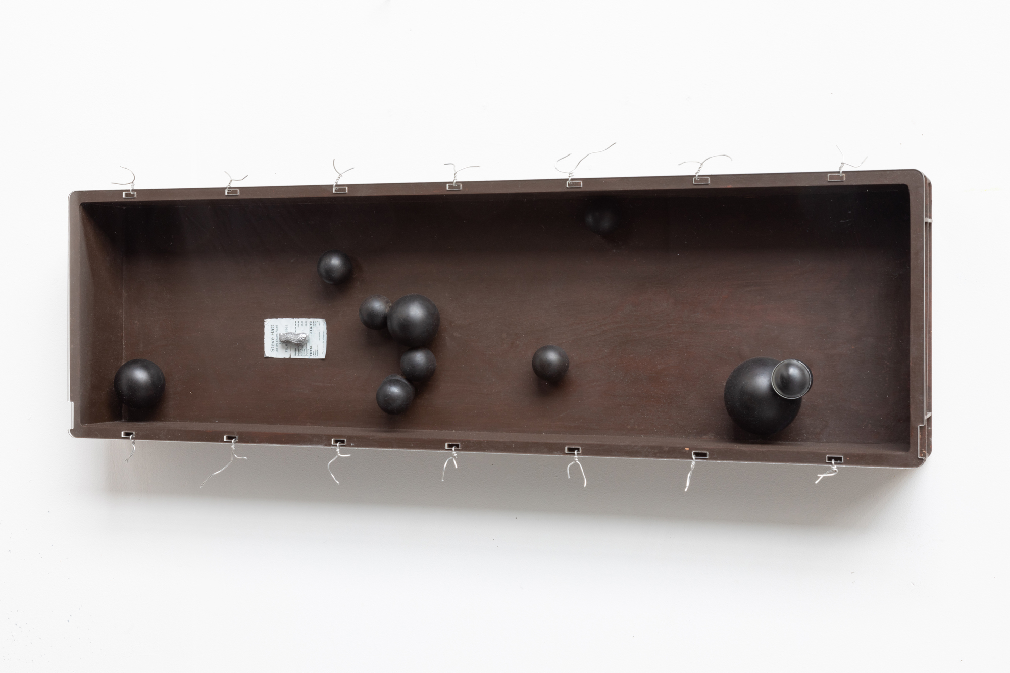Hamish Pearch, Passages, 2024, treated ply, UV print on aluminium, aluminium, steel, plexiglass, fixings, 29 x 96 x 10 cm, unique 