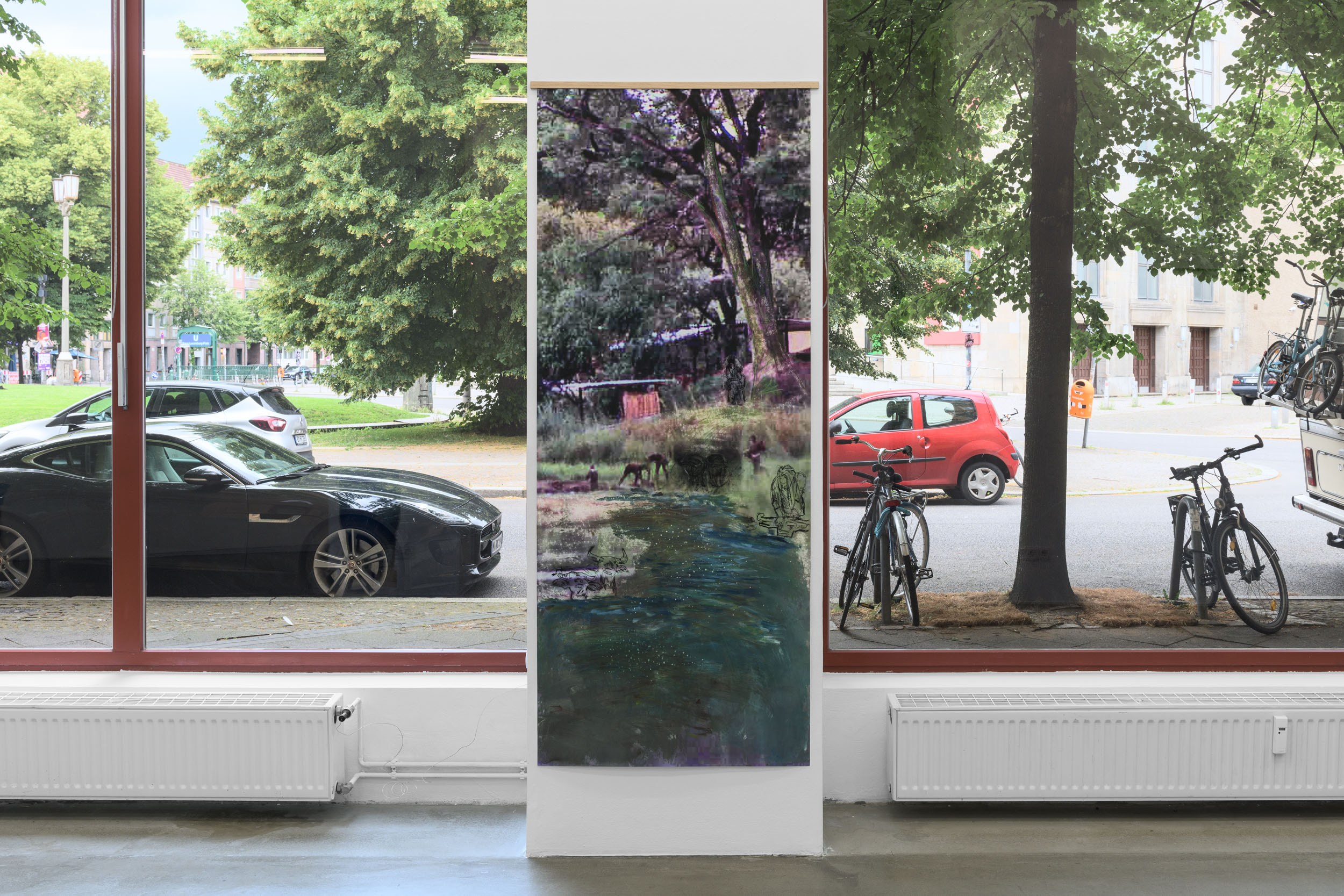 Helena Uambembe, On the site of the Okavango, installation view