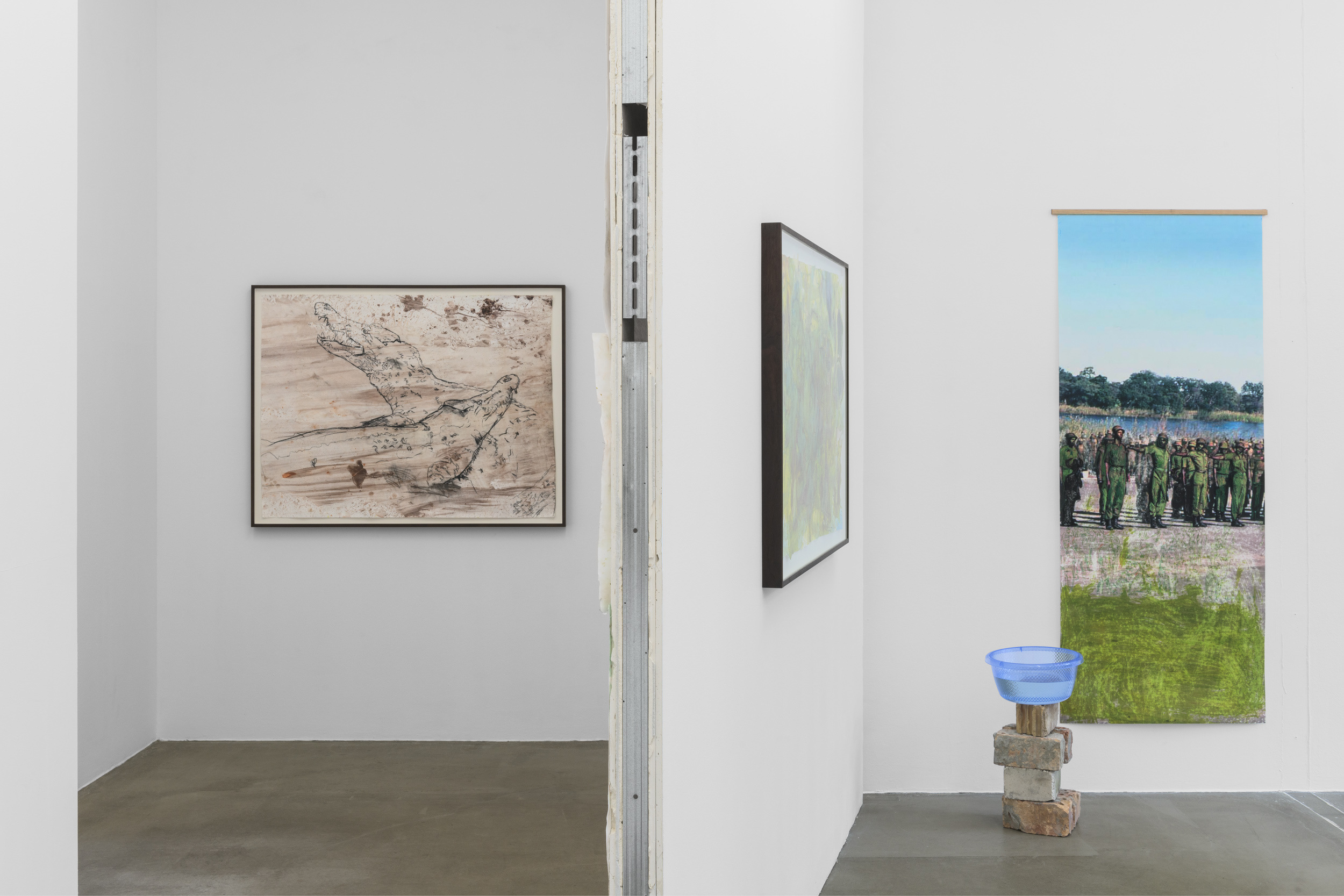 Helena Uambembe, On the site of the Okavango, installation view