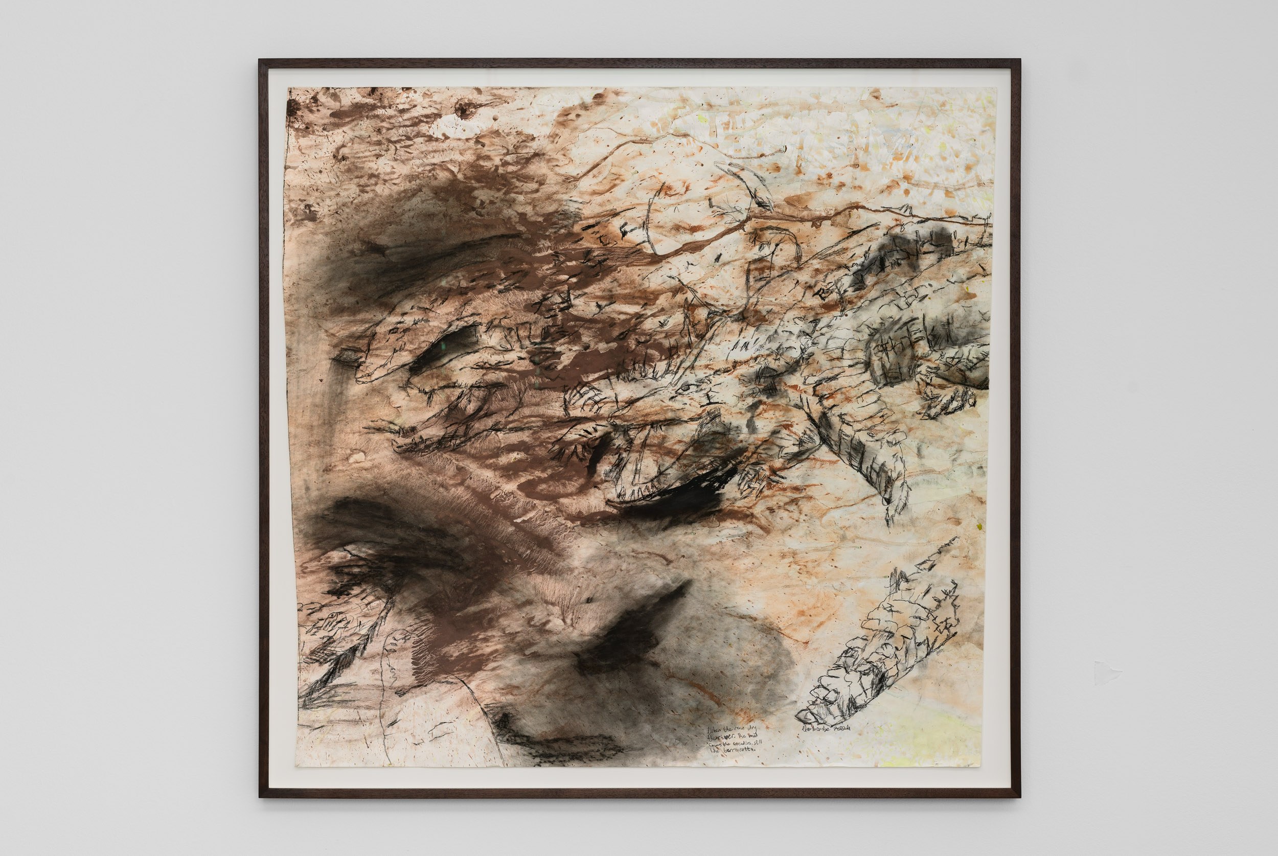 Helena Uambembe, When the Okavango runs dry, 2024, 100 x 104 cm