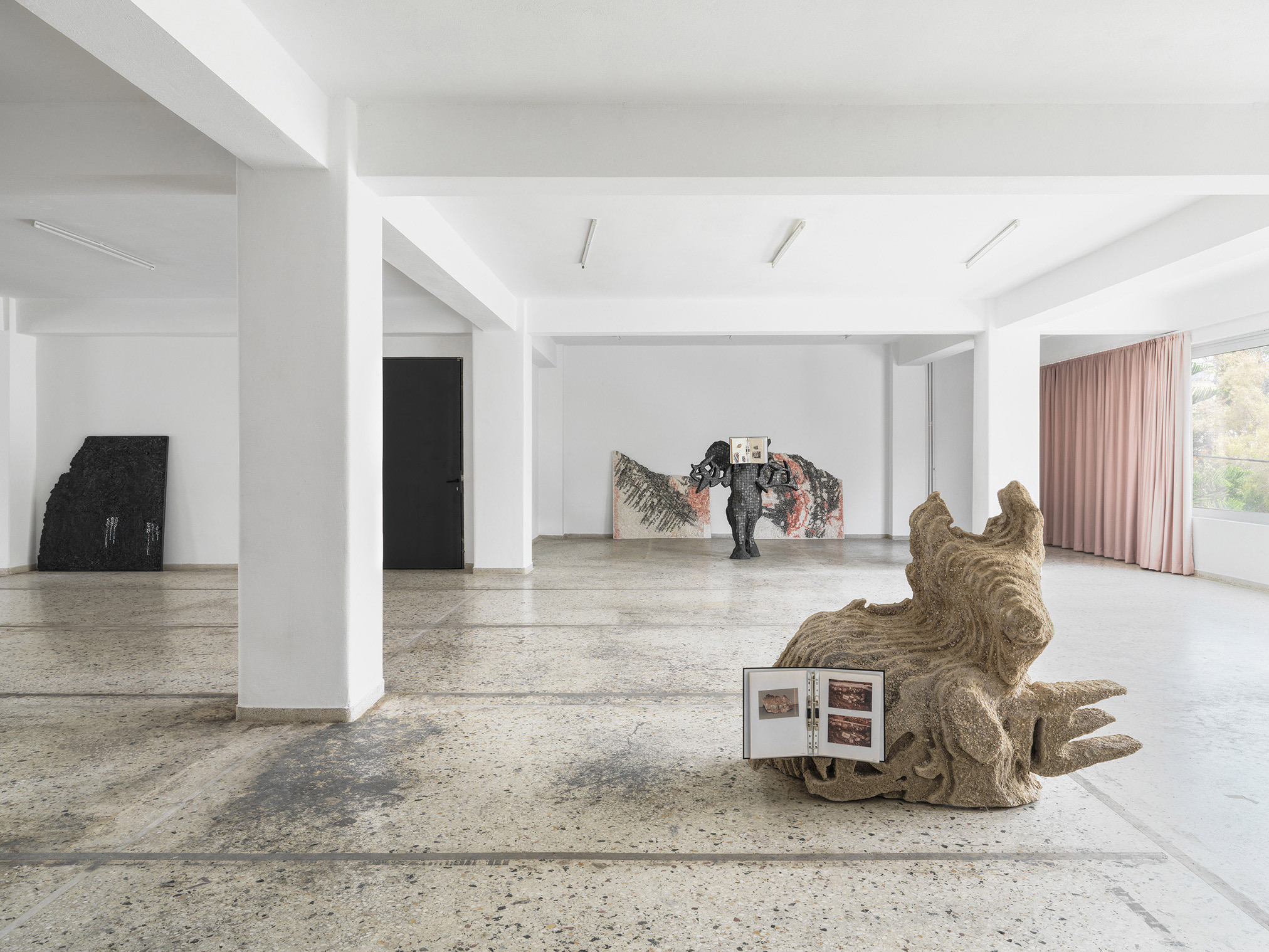 Instalaltion view of "ALONE", by Petros Moris at TAVROS, Athens