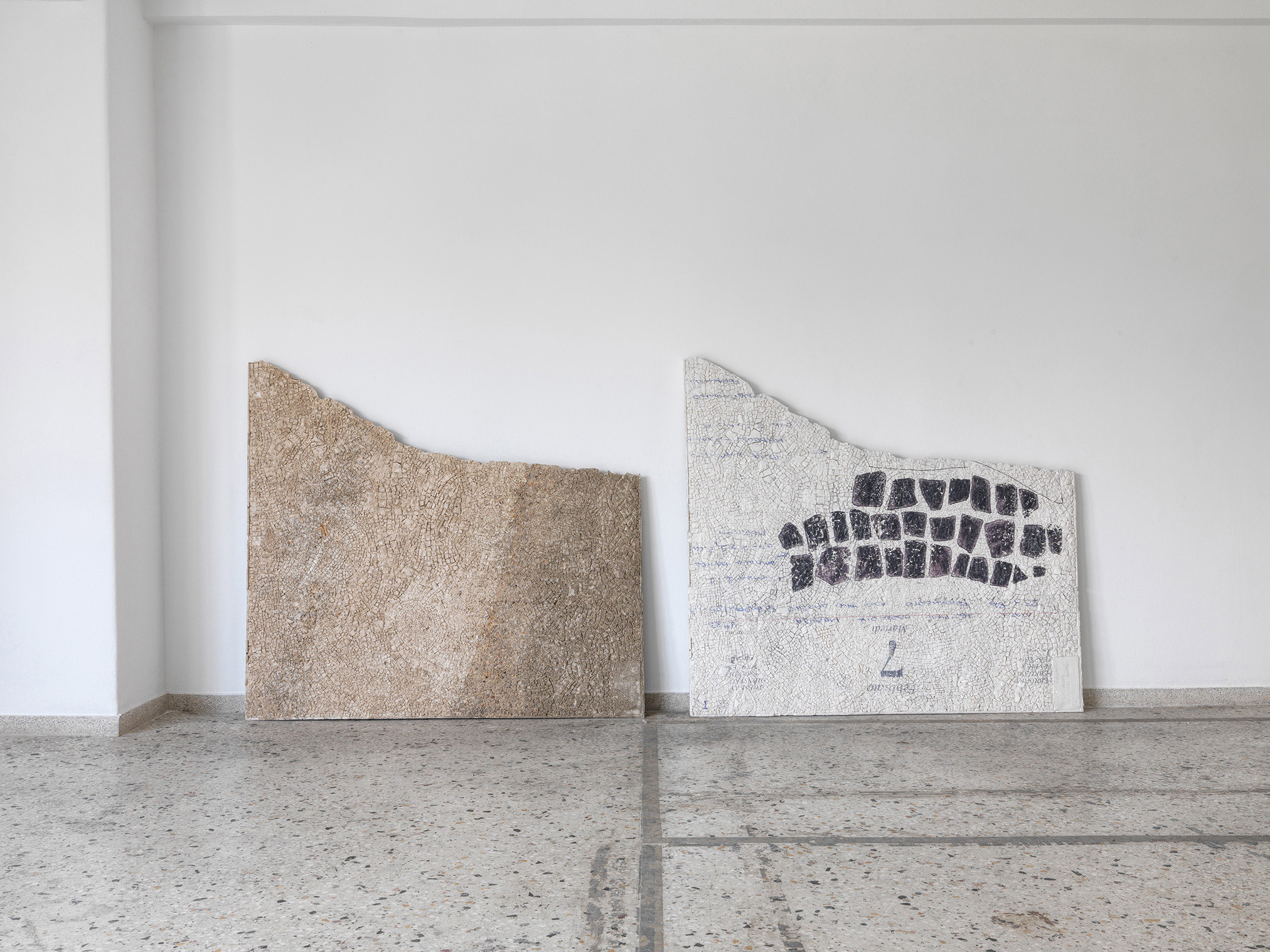 Instalaltion view of "ALONE", by Petros Moris at TAVROS, Athens