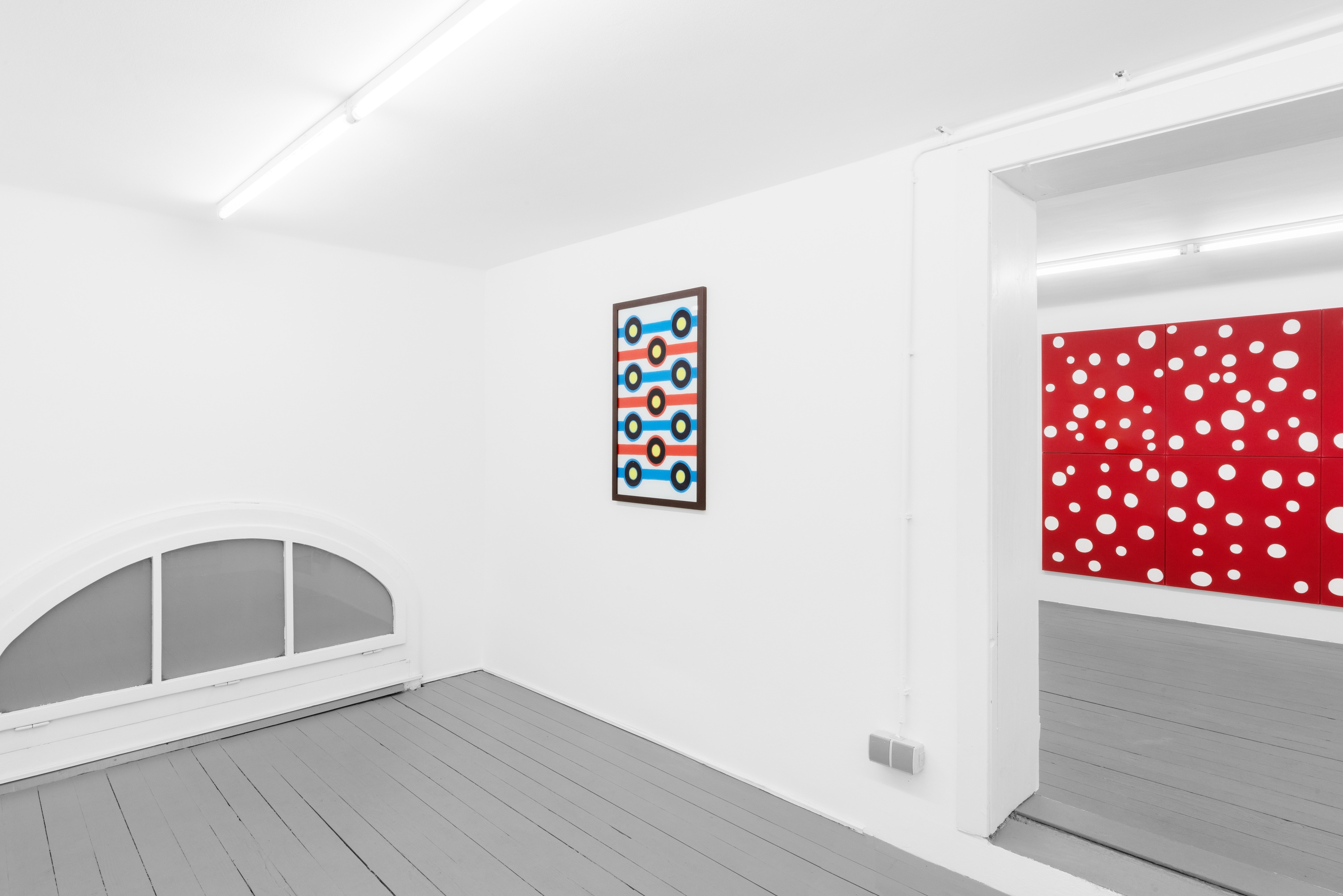 Elke Denda, Schleifen, Installation view, EXILE Vienna, 2024