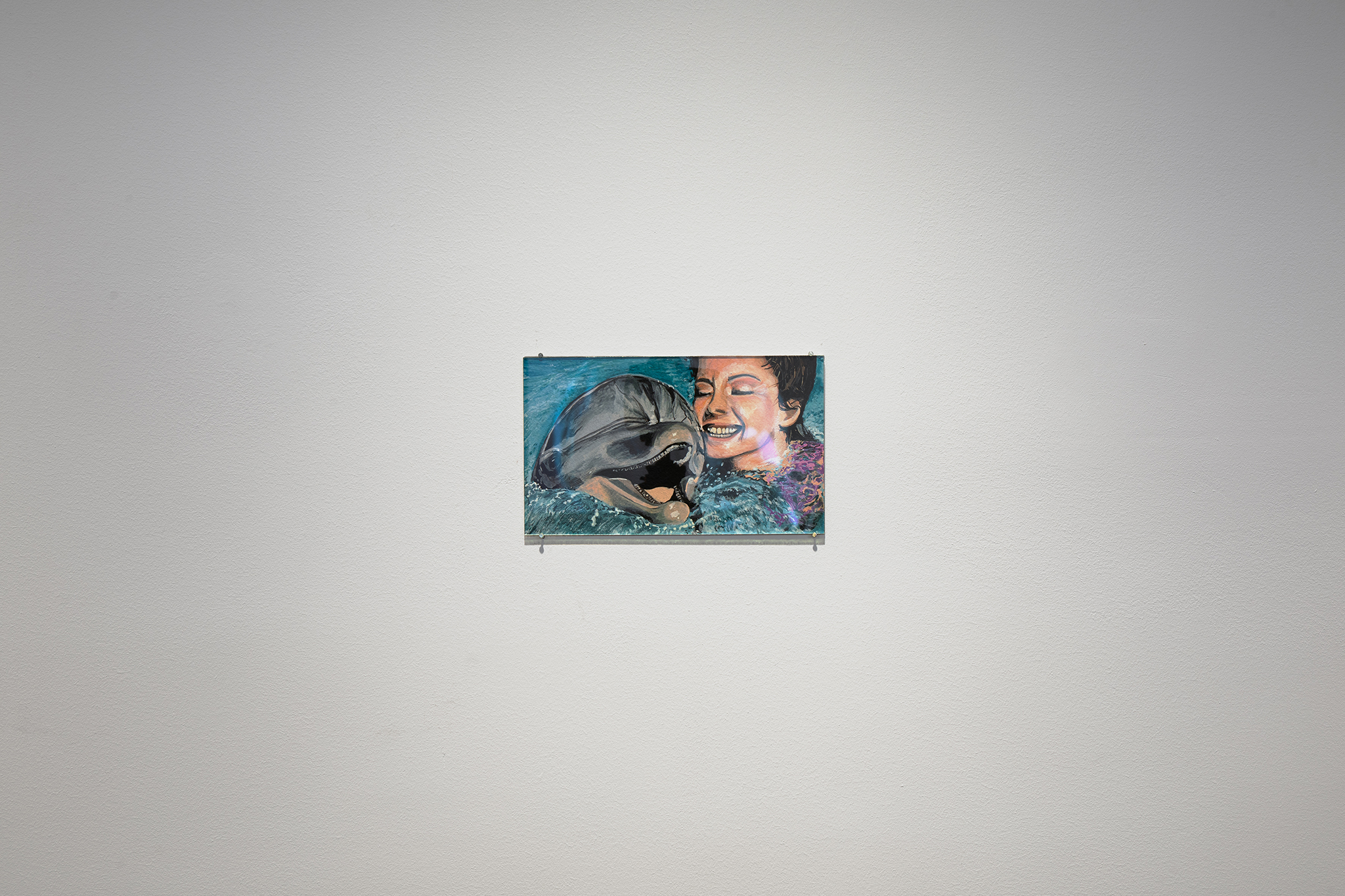 Brice Dellsperger, gouache works on paper, exhibition view Dortmunder Kunstverein 2024. Courtesy: the artist, Air de Paris, VG Bild-Kunst. Photo: Jens Franke