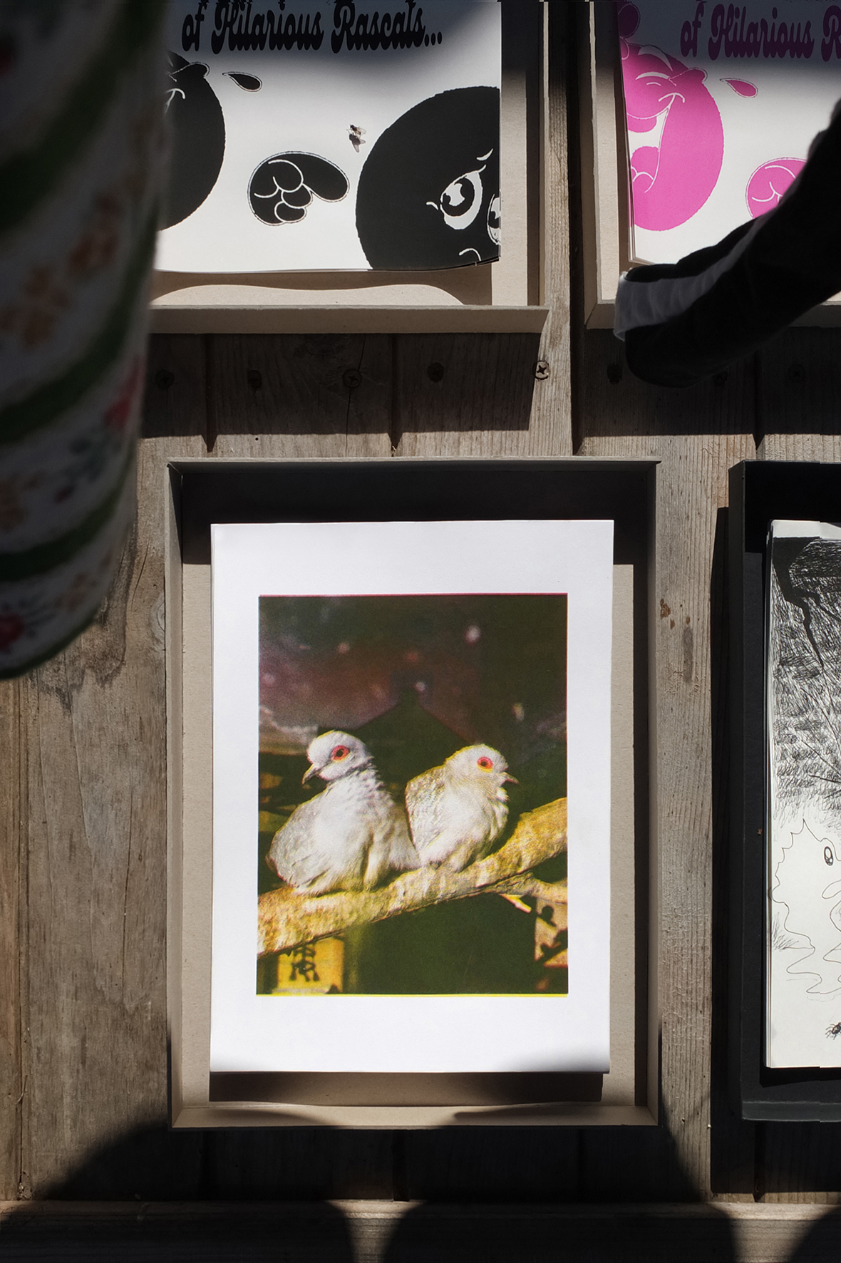 Michael Mönnich, Spectators, 2024, four-color RISO print on Hahnemühle paper (edition of 20), 29,7 x 21 cm