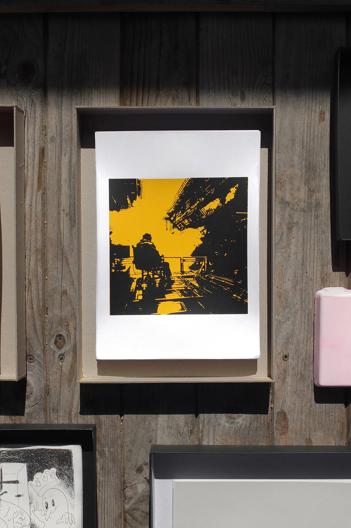 Julius Martin-Humpert, Hannes, 2024, screen print on Hahnemühle paper (edition of 20), 29,7 x 21 cm
