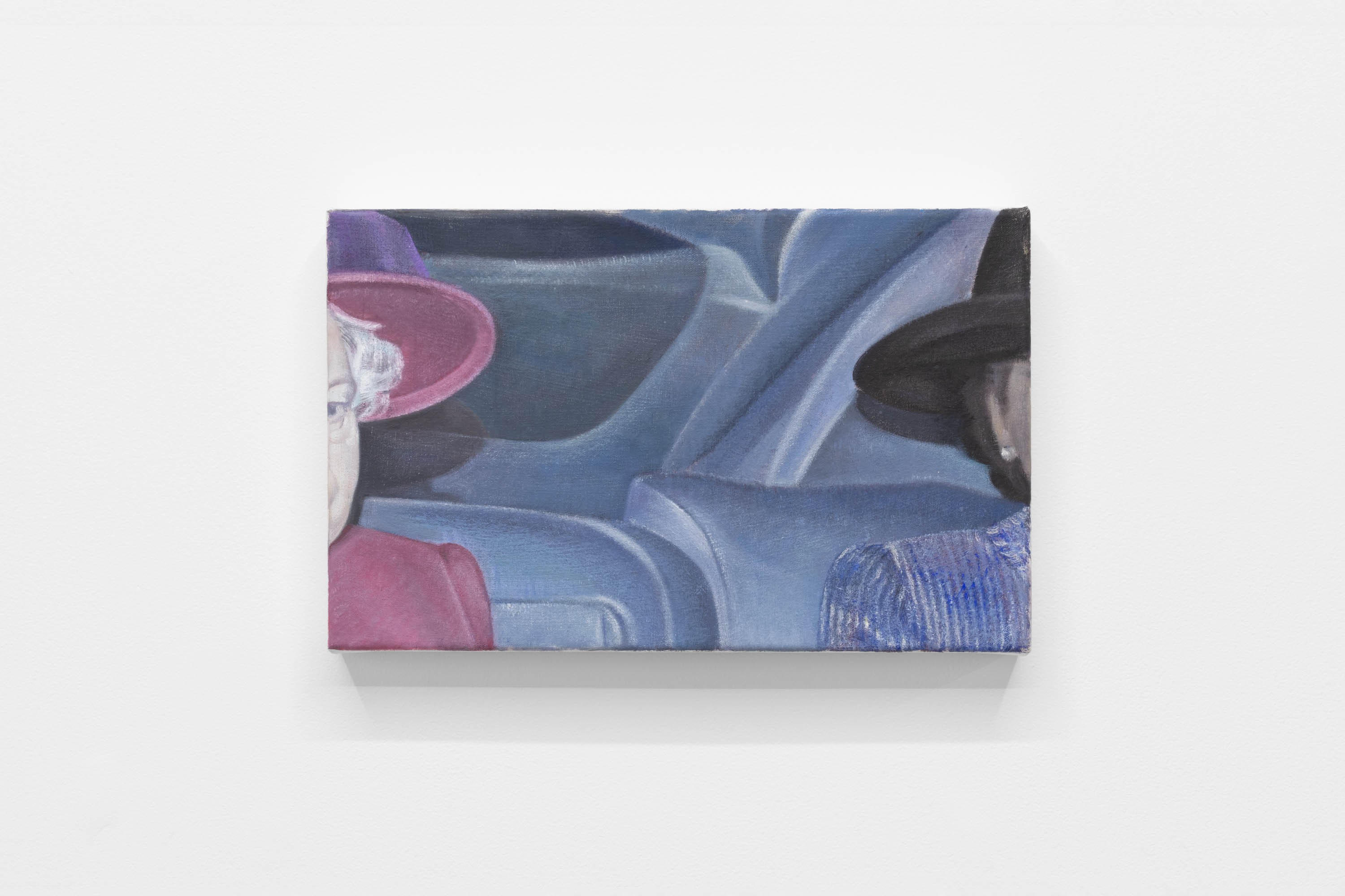 Chit-Chat, Ana Milenkovic, oil on canvas, 20 x 40cm, 2023