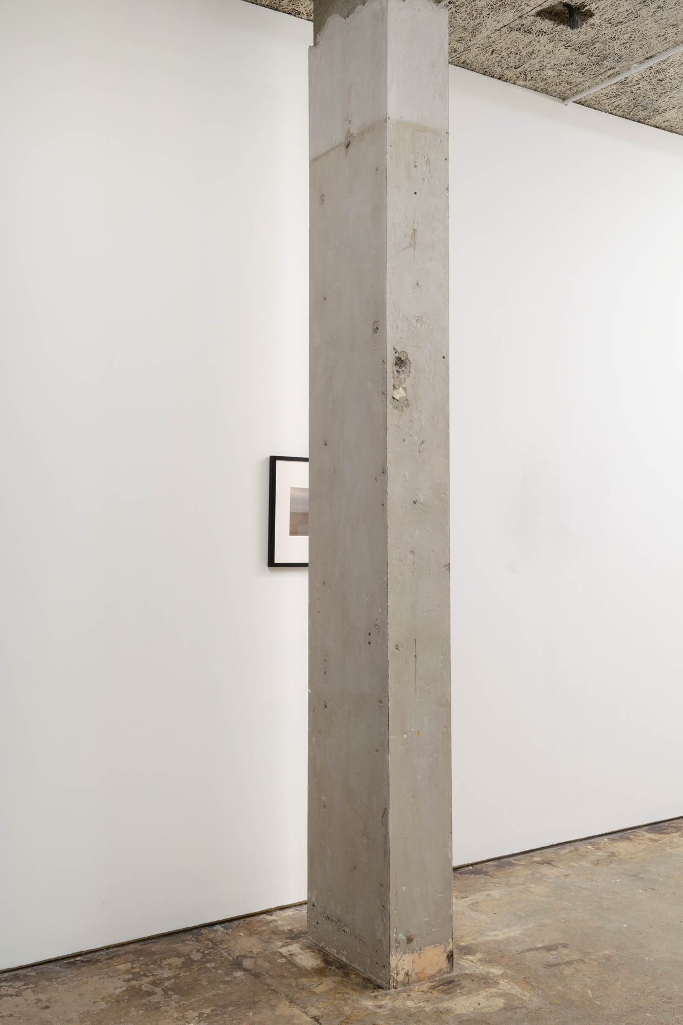 Climate Thing, Harry Grundy, framed C-type print, gallery pillar, 40 x 30cm, 2024