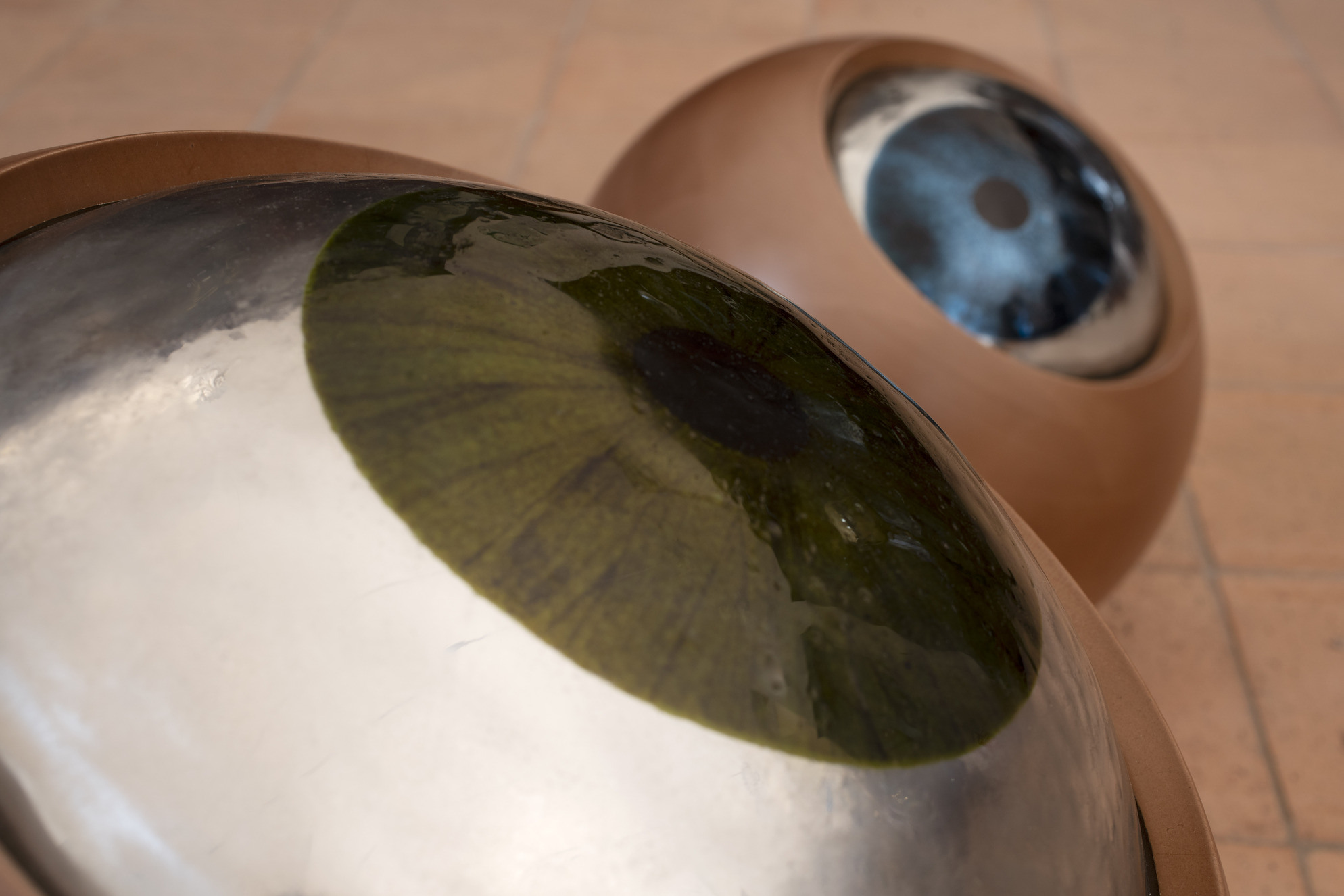 Marta Frėjutė, Untitled (Error), 2024, wood, glass, mixed media. Photo: Maurizio Esposito