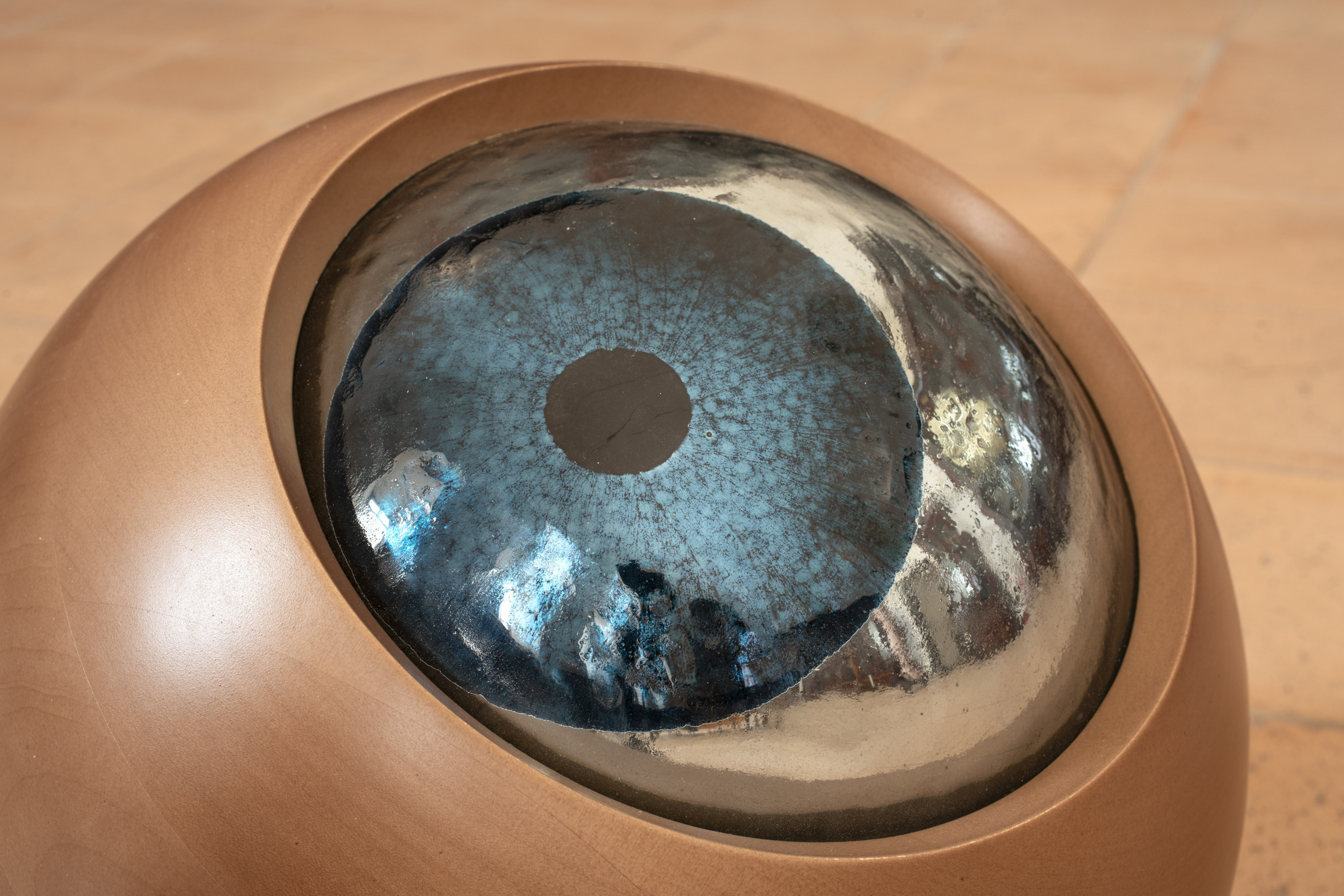 Marta Frėjutė, Untitled (Error), 2024, wood, glass, mixed media. Photo: Maurizio Esposito