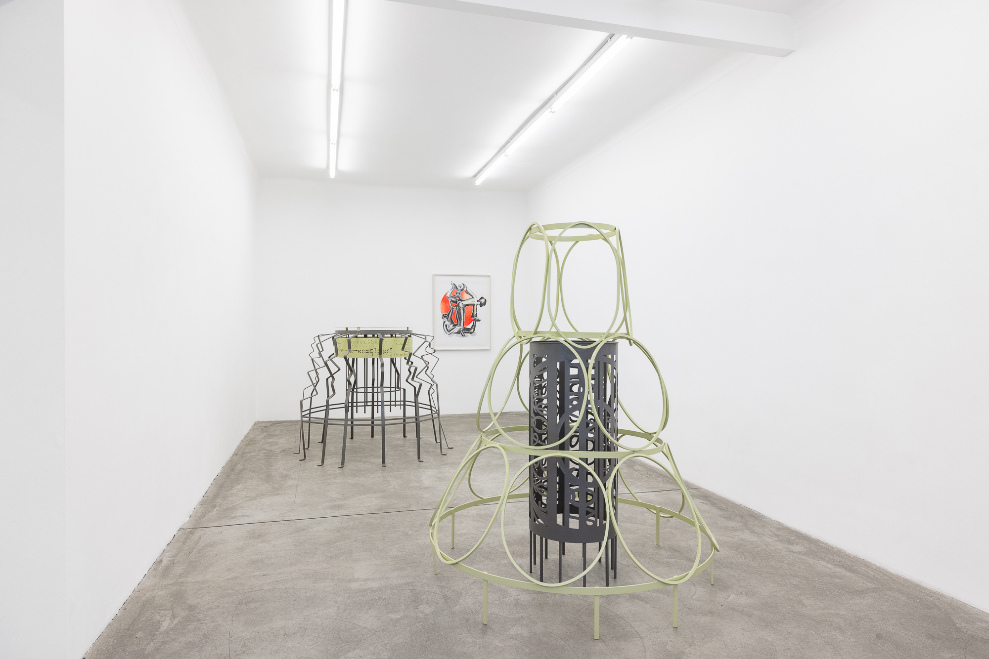 Exhibition view, Loops and Fangs, Galerie Martin Janda, Vienna, 2024