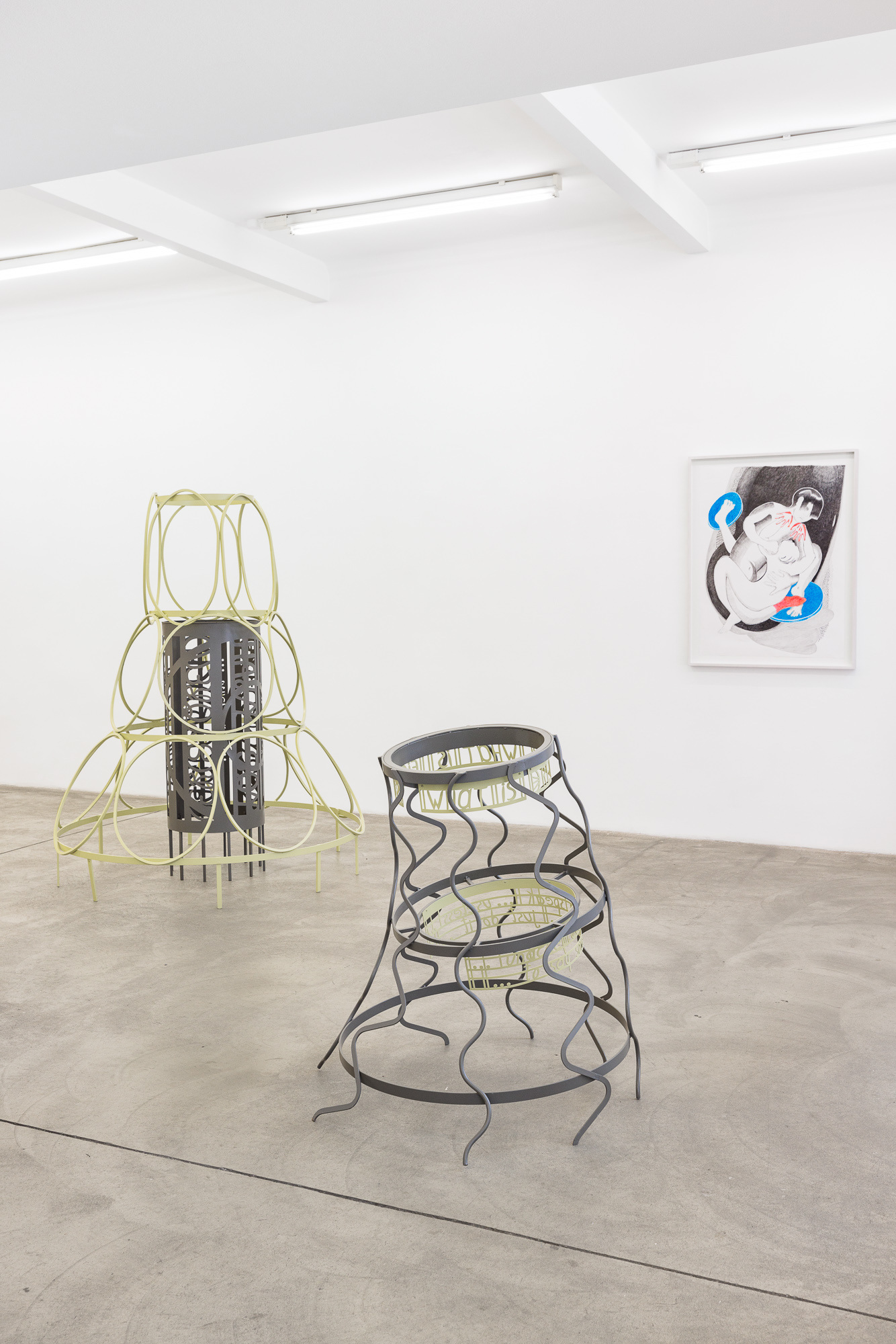 Exhibition view, Loops and Fangs, Galerie Martin Janda, Vienna, 2024