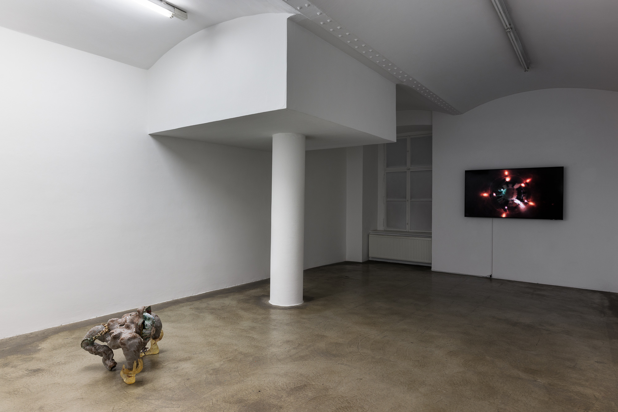 Exhibition view, Loops and Fangs, Galerie Martin Janda, Vienna, 2024