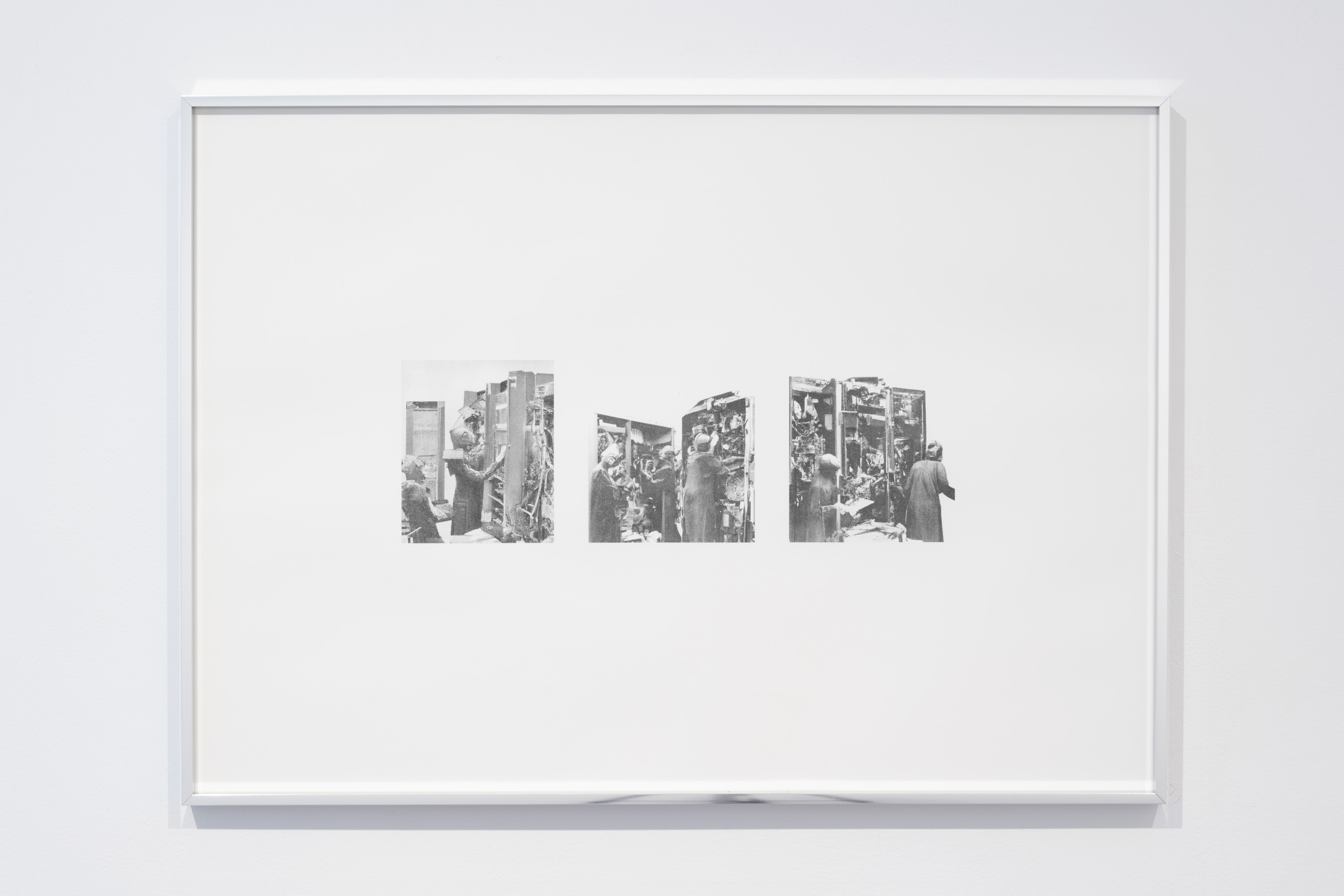Technical Services 3, Rachel Adams, Photolithograph, chrome frame, 71 x 51 cm, 2024