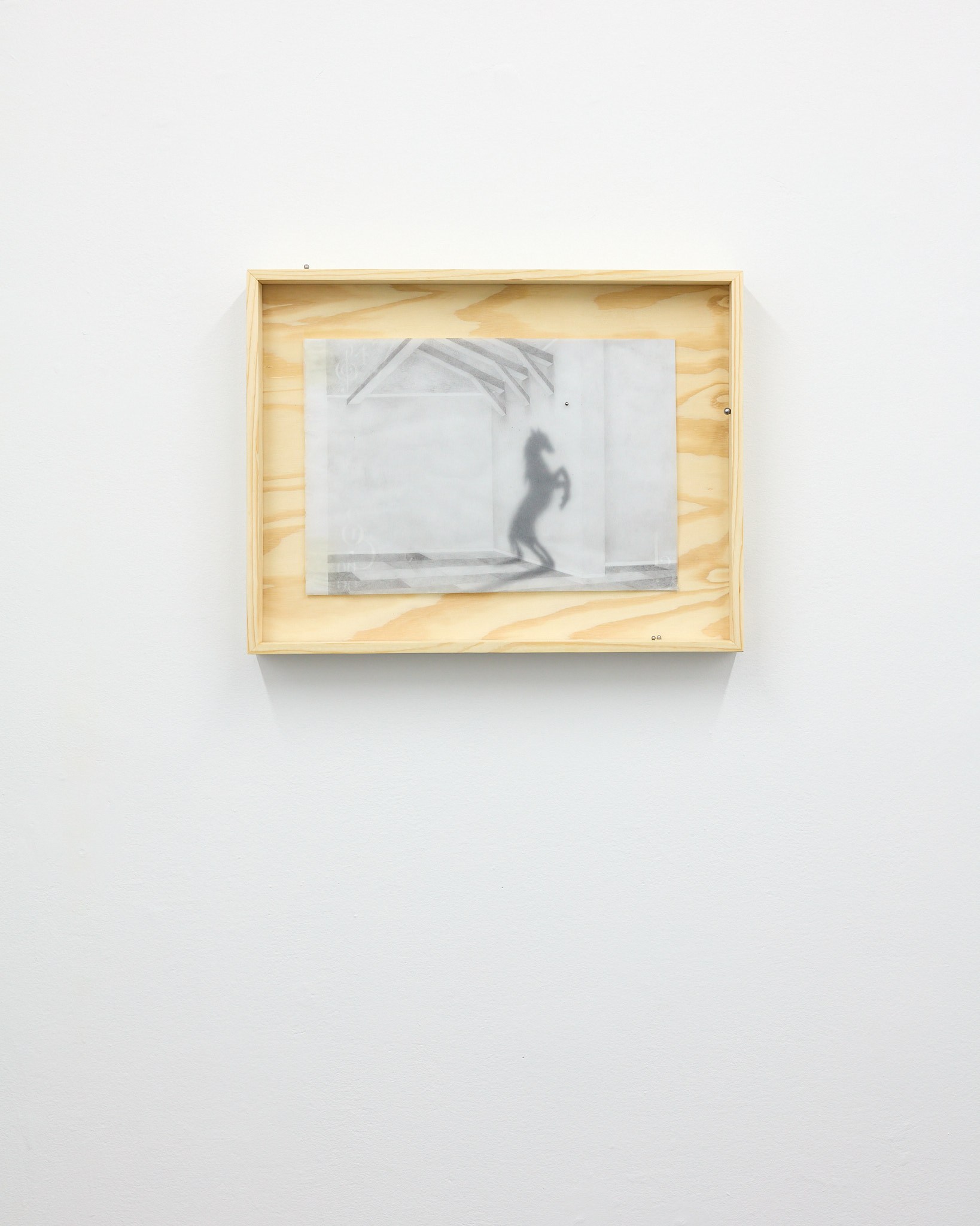 Naomi Hawksley Muleâs Shadow, 2024 graphite on vellum 16.5 x 11.7 in 41.91 x 29.72 cm