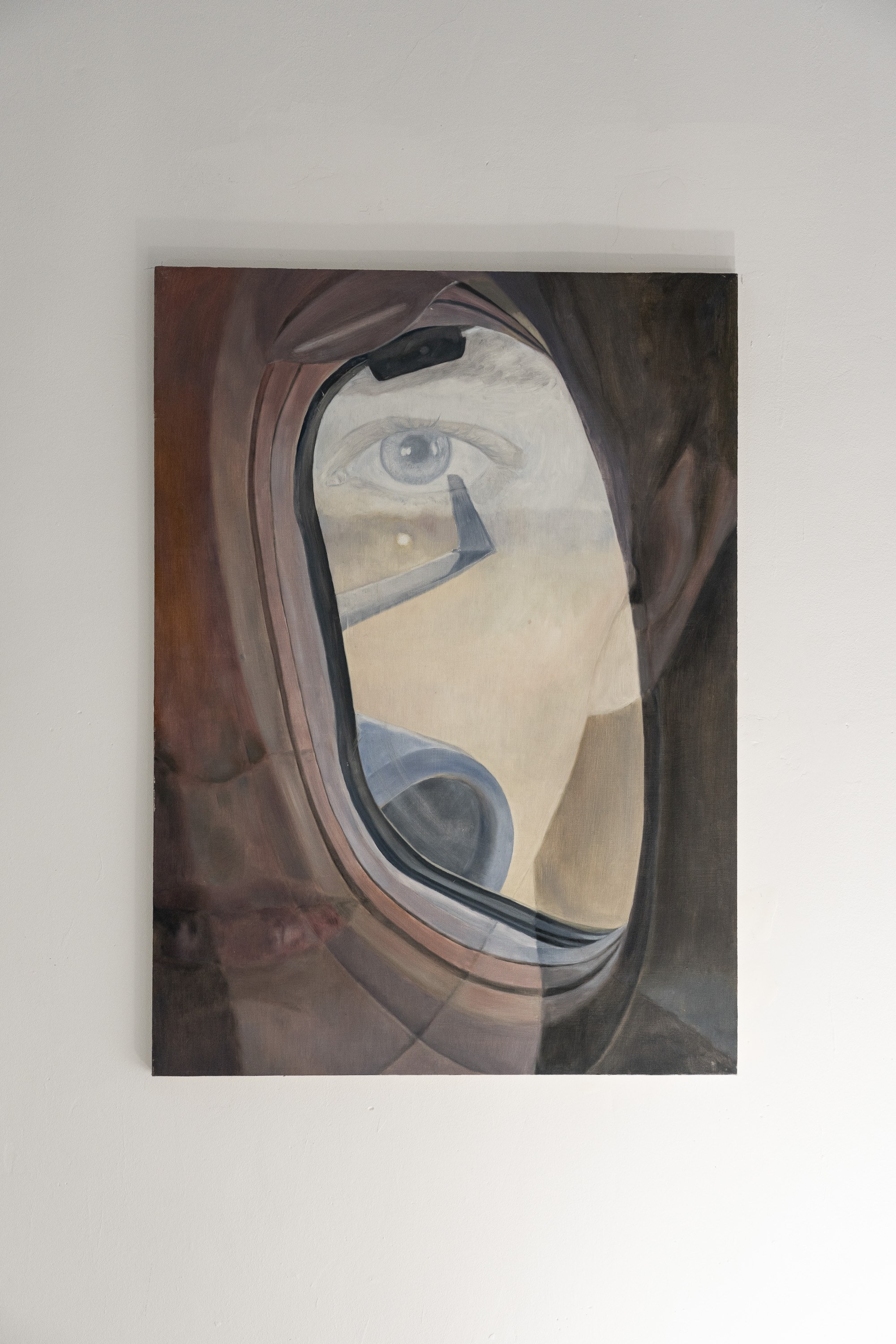 Konrad Krzyżanowski, ‚Coming back’, 100x80 cm, 2024, photo by Michał Maliński courtesy of the Jak Zapomnieć gallery
