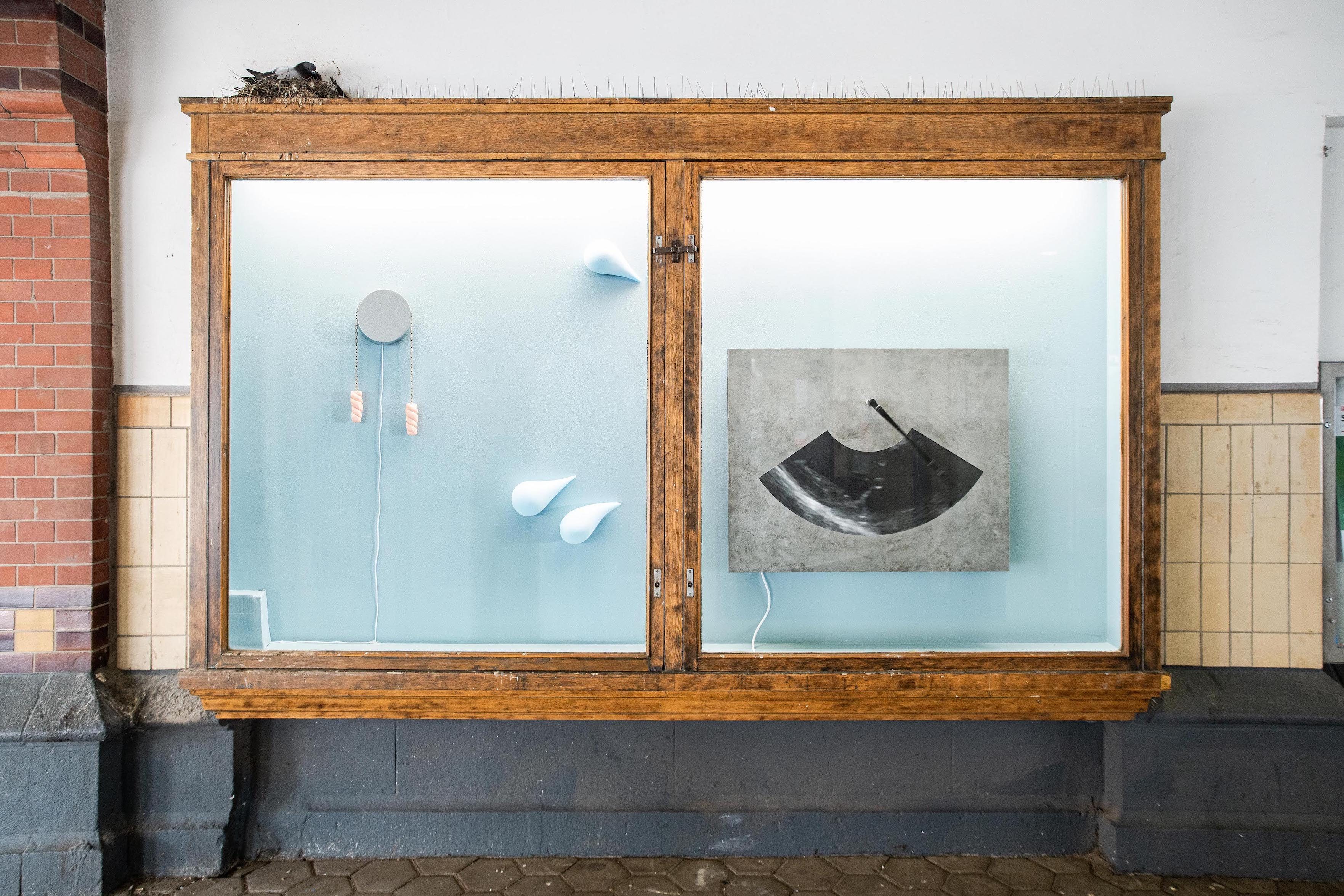 Anna Nero & Aldo Freund (ANNALDO), Once you see the pattern, things fall into place, 2024, Installation View, Kunstverein Harburger Bahnhof, photo: Maik GrÀf