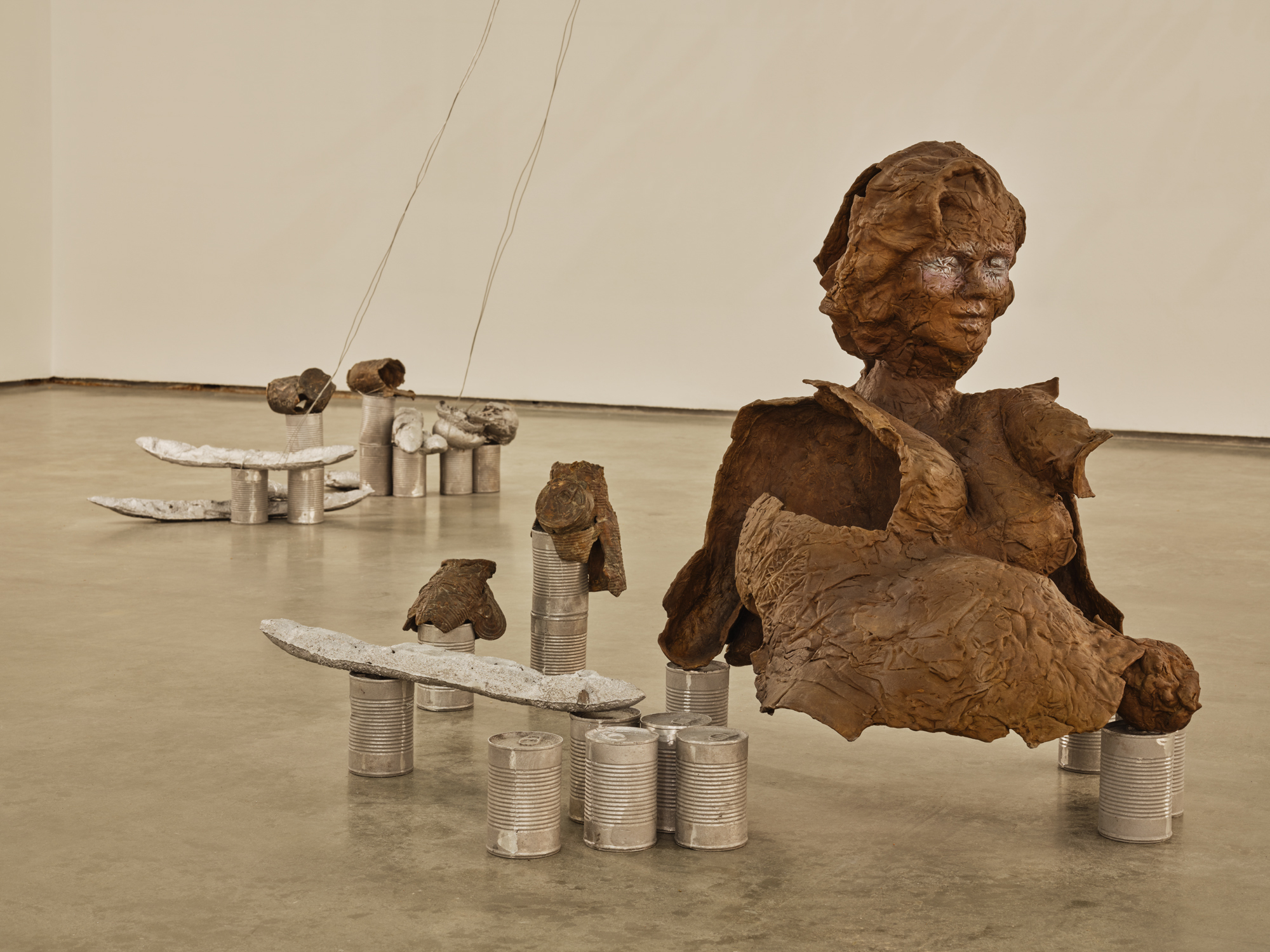 Rochelle Goldberg, "Obstructed View" (installation detail), 2023, Contemporary Art Gallery, Vancouver. Photo: Rachel Topham Photography.