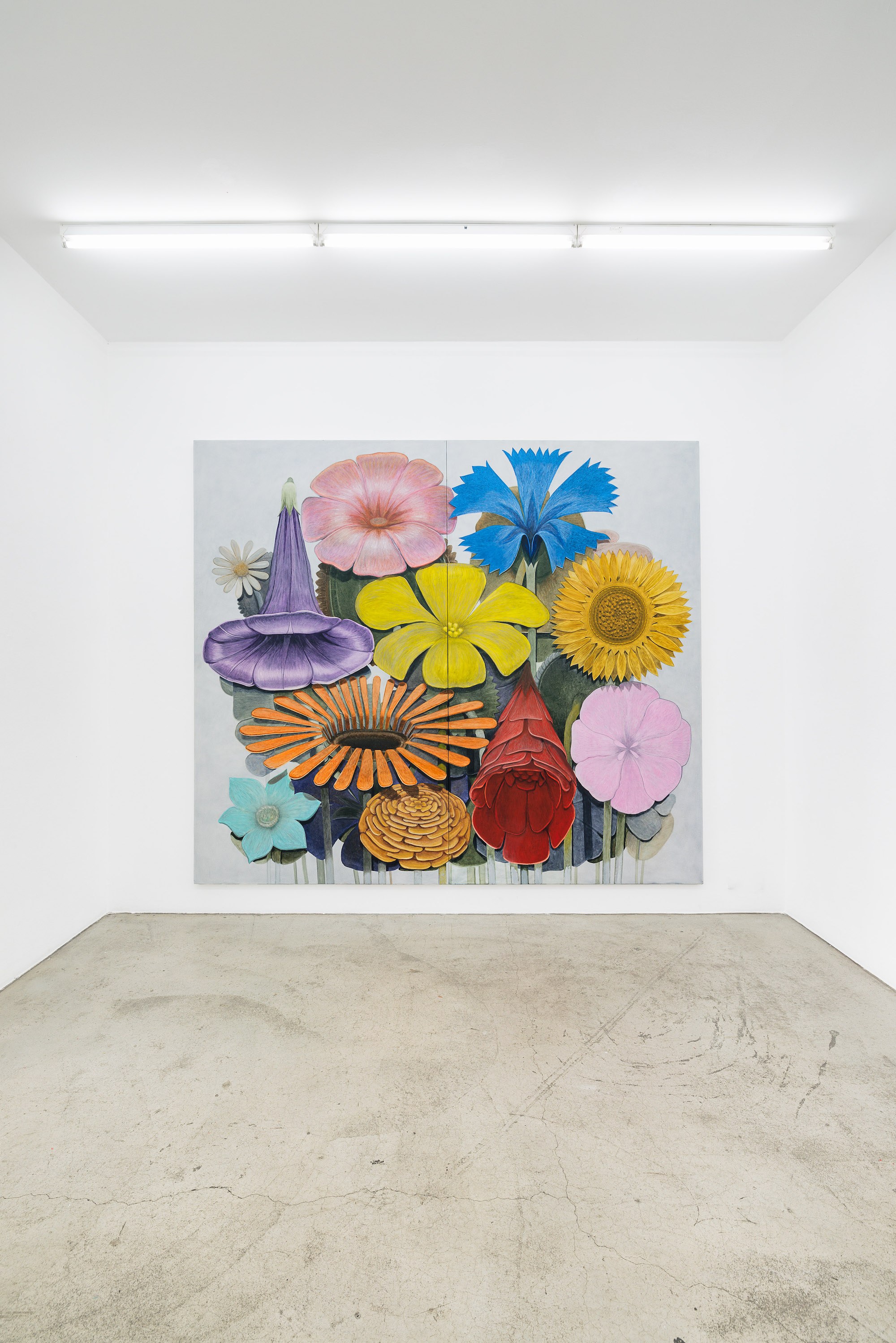 Birds and Flowers, exhibition view