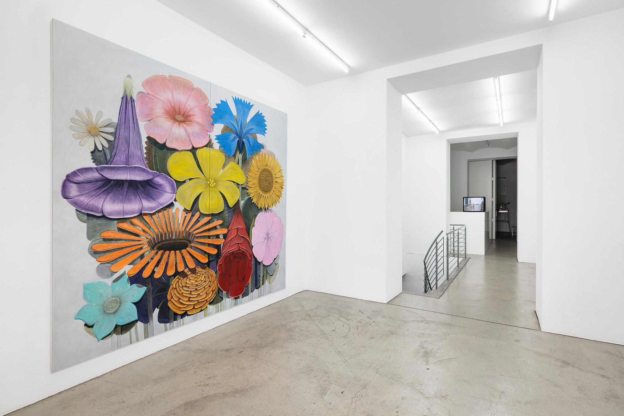 Birds and Flowers, exhibition view
