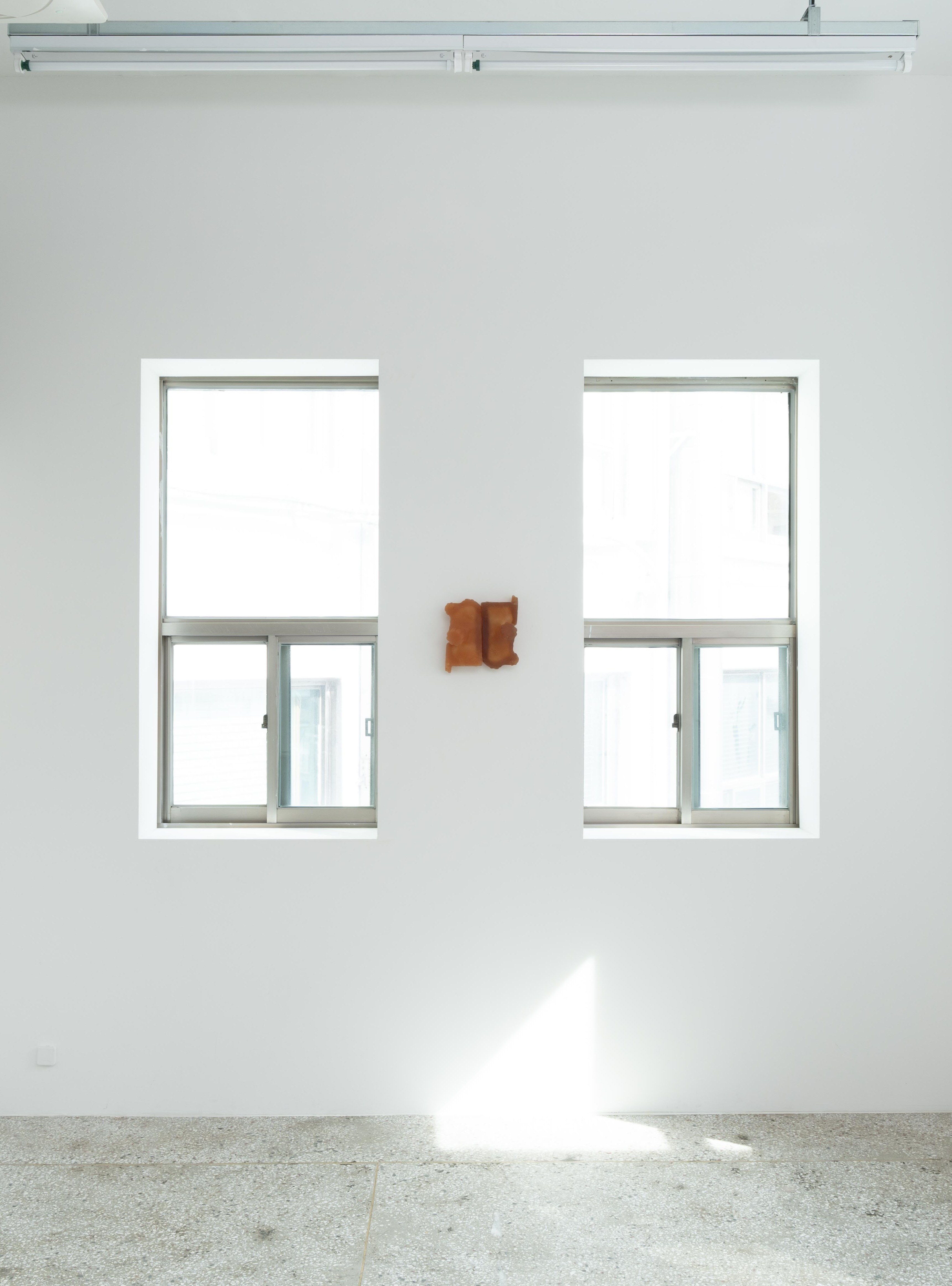 Pot Life and Cure (10 mins and 16 Hours), 2024, 12x26cm (each), Poly rubber (found materials, clay, silicone casting mould)