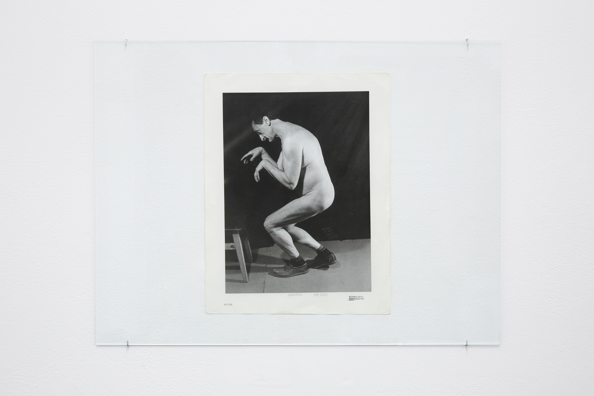 Nude, Aperture, Fall 2015 Black and White magazine print 10.9 x 14.3 inches Mikhailov, Boris. Aperture Magazine. Fall 2015 Courtesy N.Y. Public Library, Picture Collection