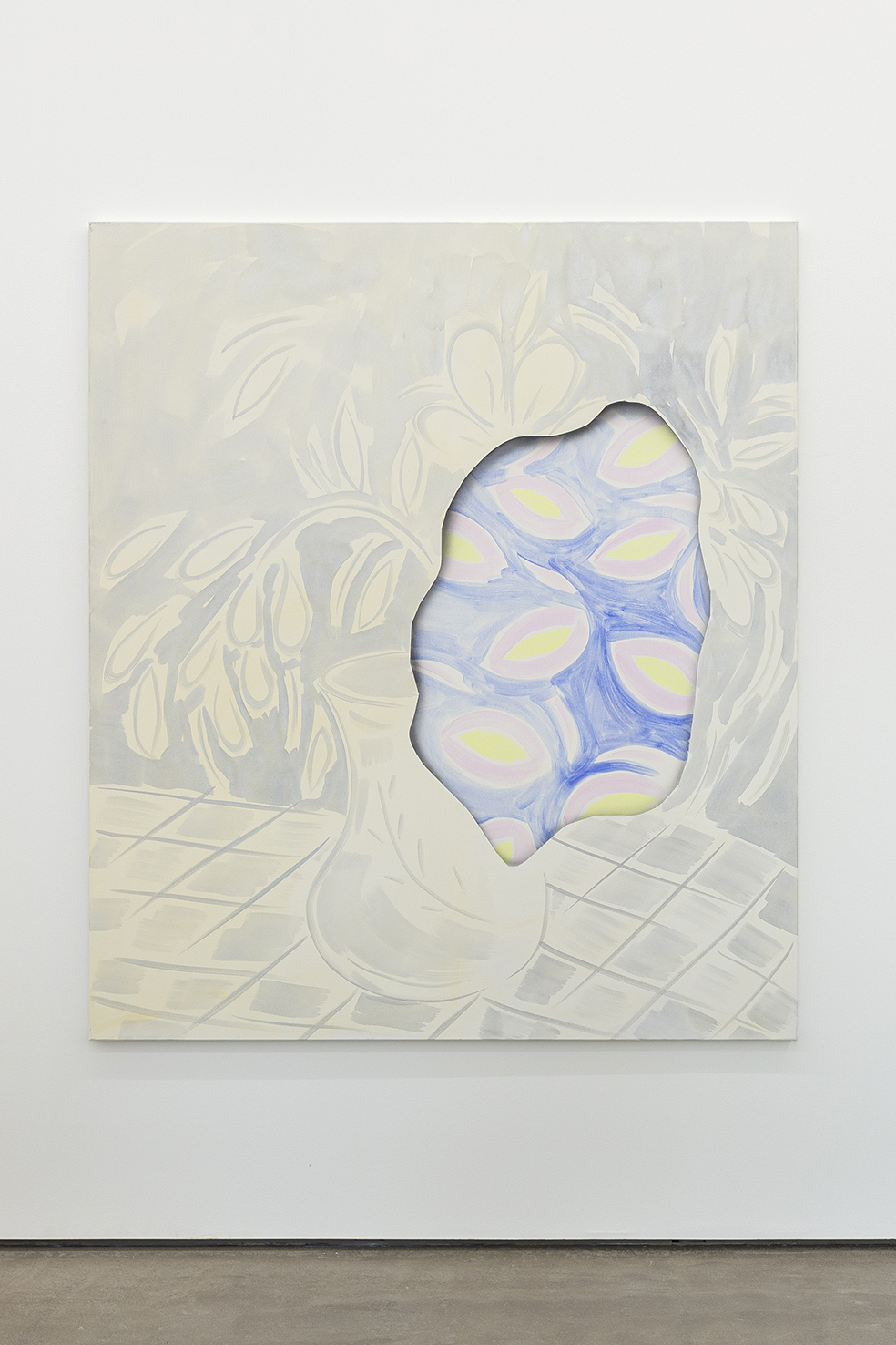 Yesterday in my pocket, acrylic on canvas, 150 x 130 cm