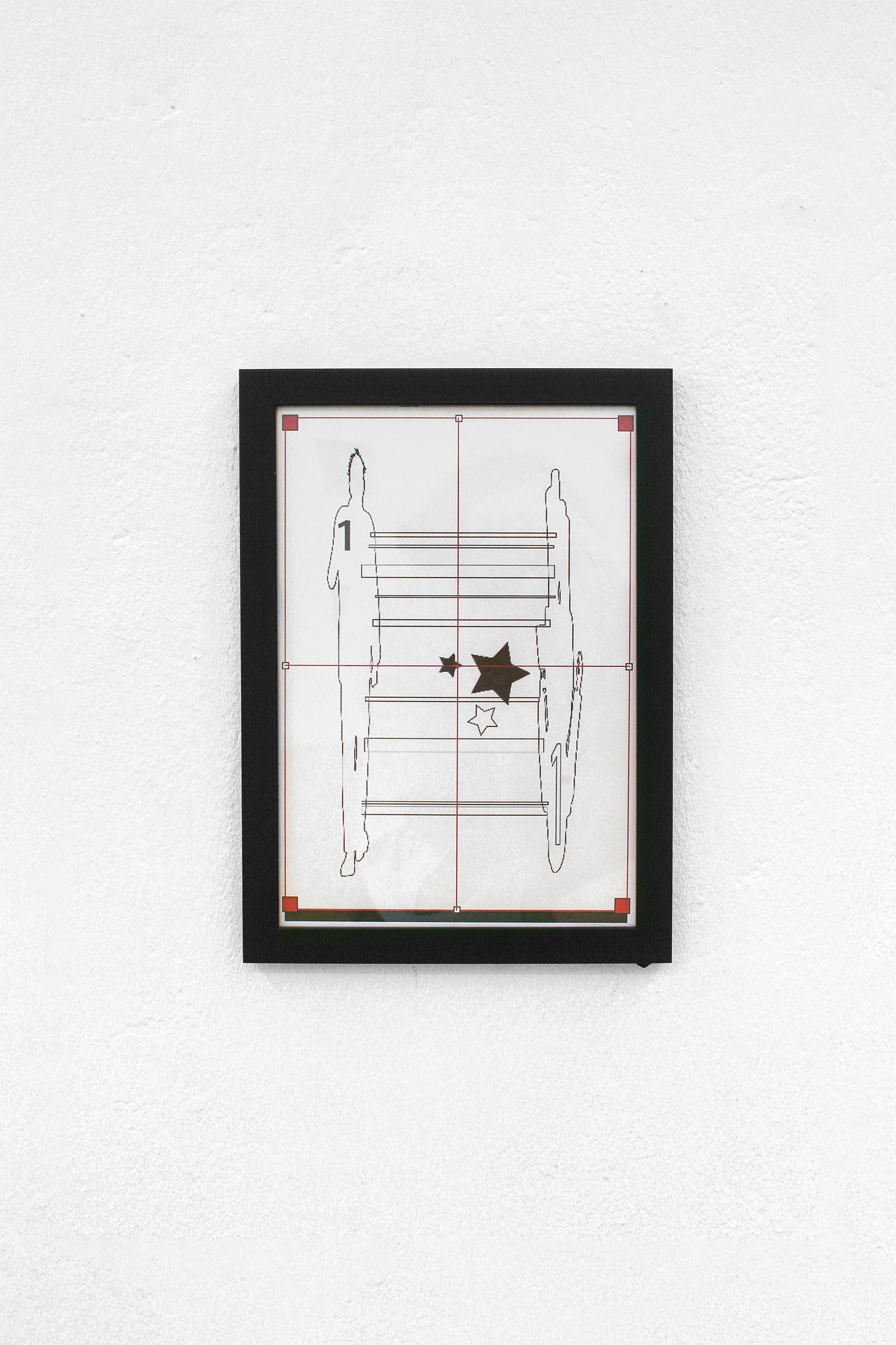 Vitaliy Bezpalov, "kss m3" (SALT SELLER files) 2023 Pen on FABRIANO Extra White 300 gr/m2 paper.