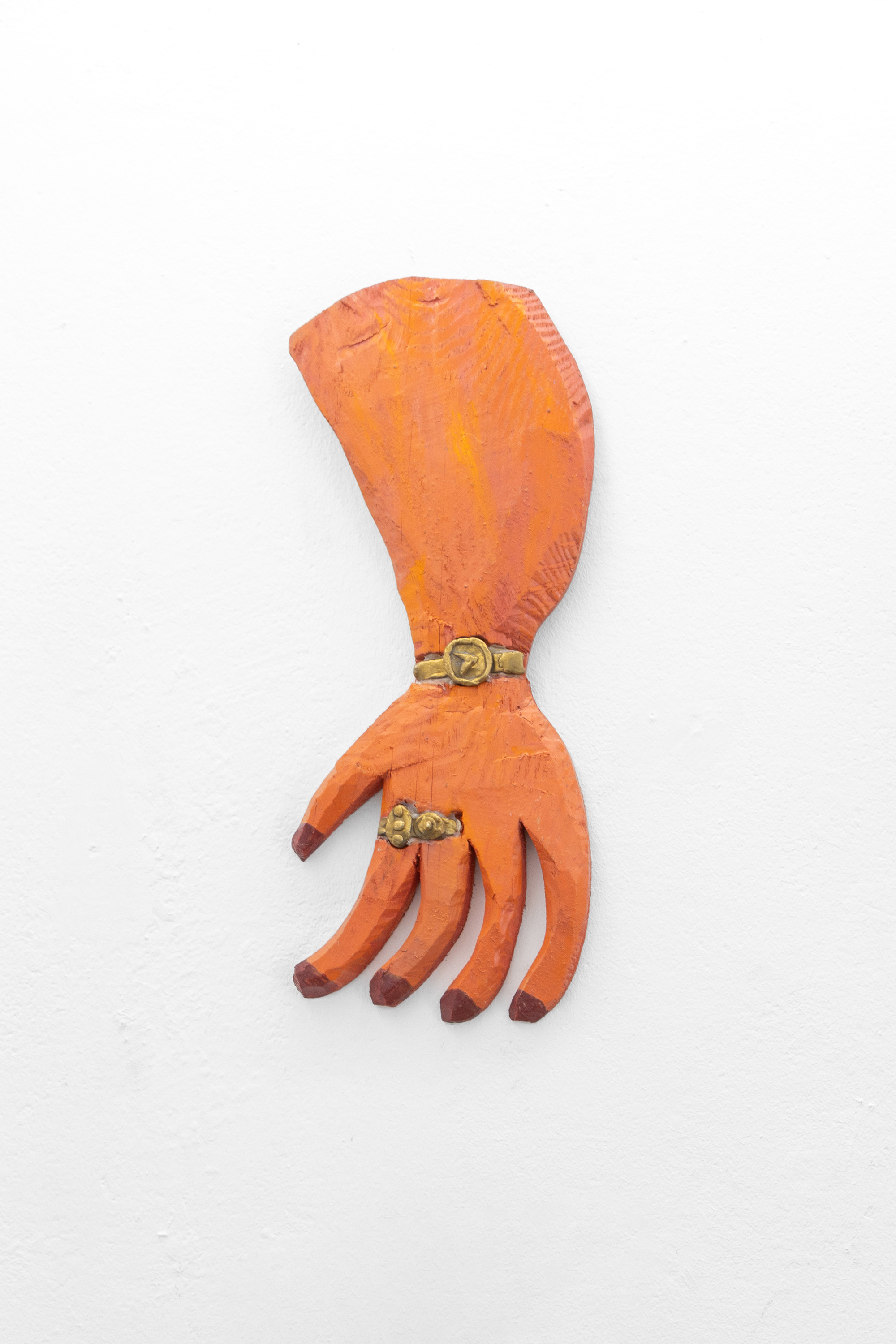 Sergey Gorshkov, "Jewelry" 2021 Wood, oil, bronze, casting.