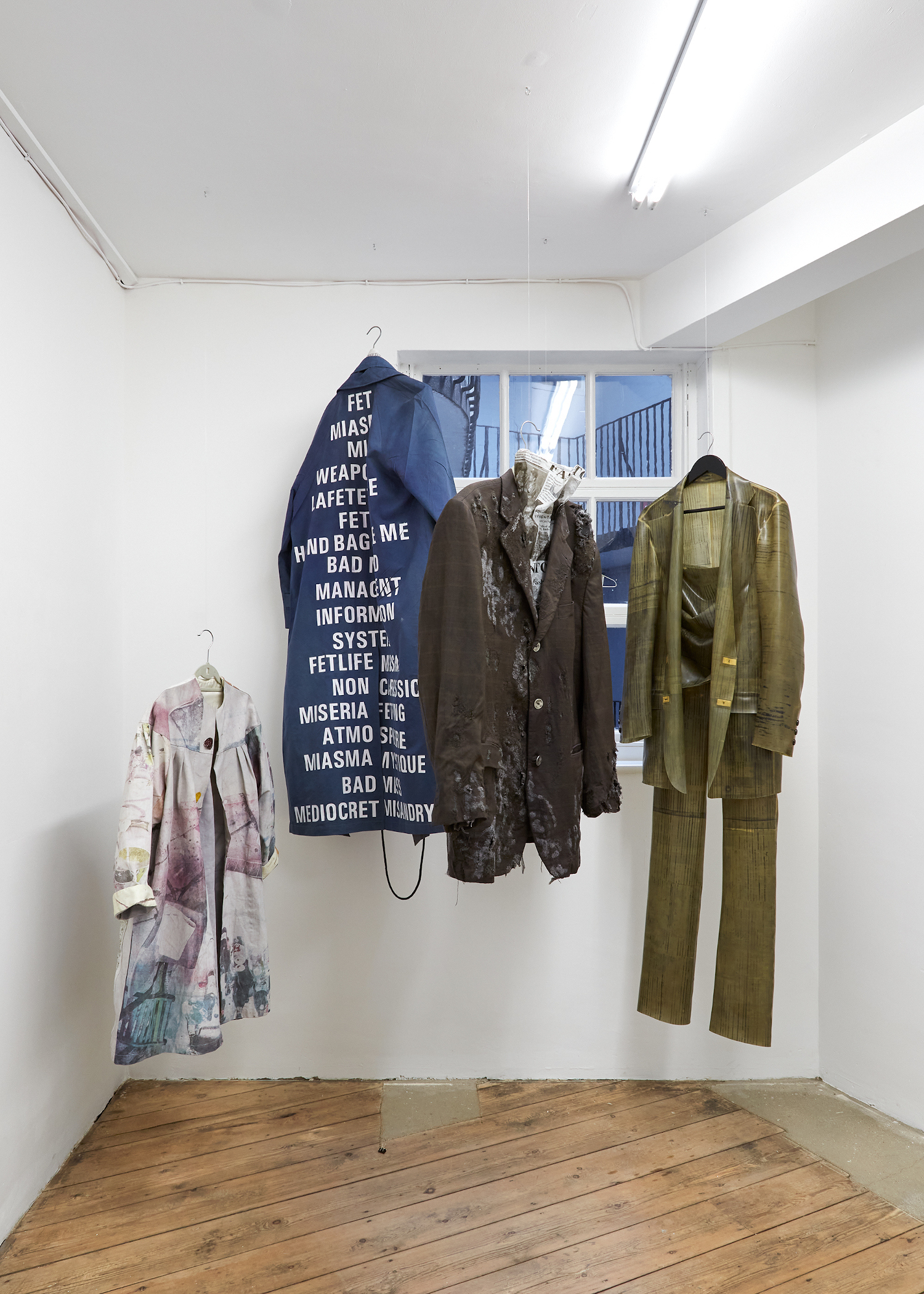 Katie Shannon, performancesuits24, 2022—2024. Materials variable, dimensions variable