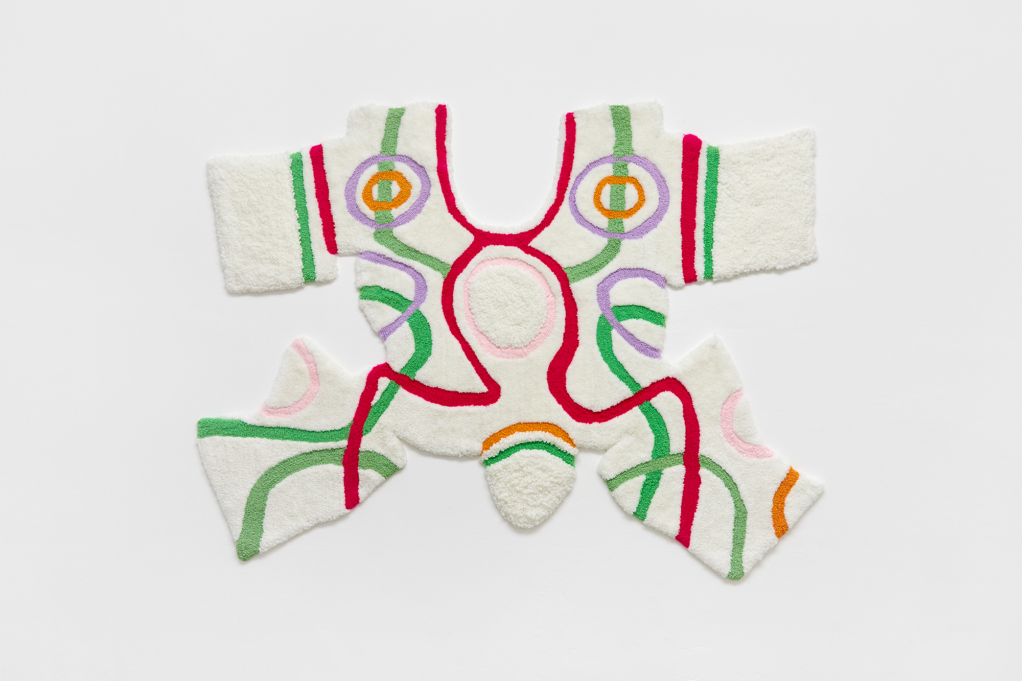 Tulani Hlalo, 3rd Place 2022, 2021. Acrylic wool, nylon yarn, cotton aran yarn, felt, 130 x 98 cm