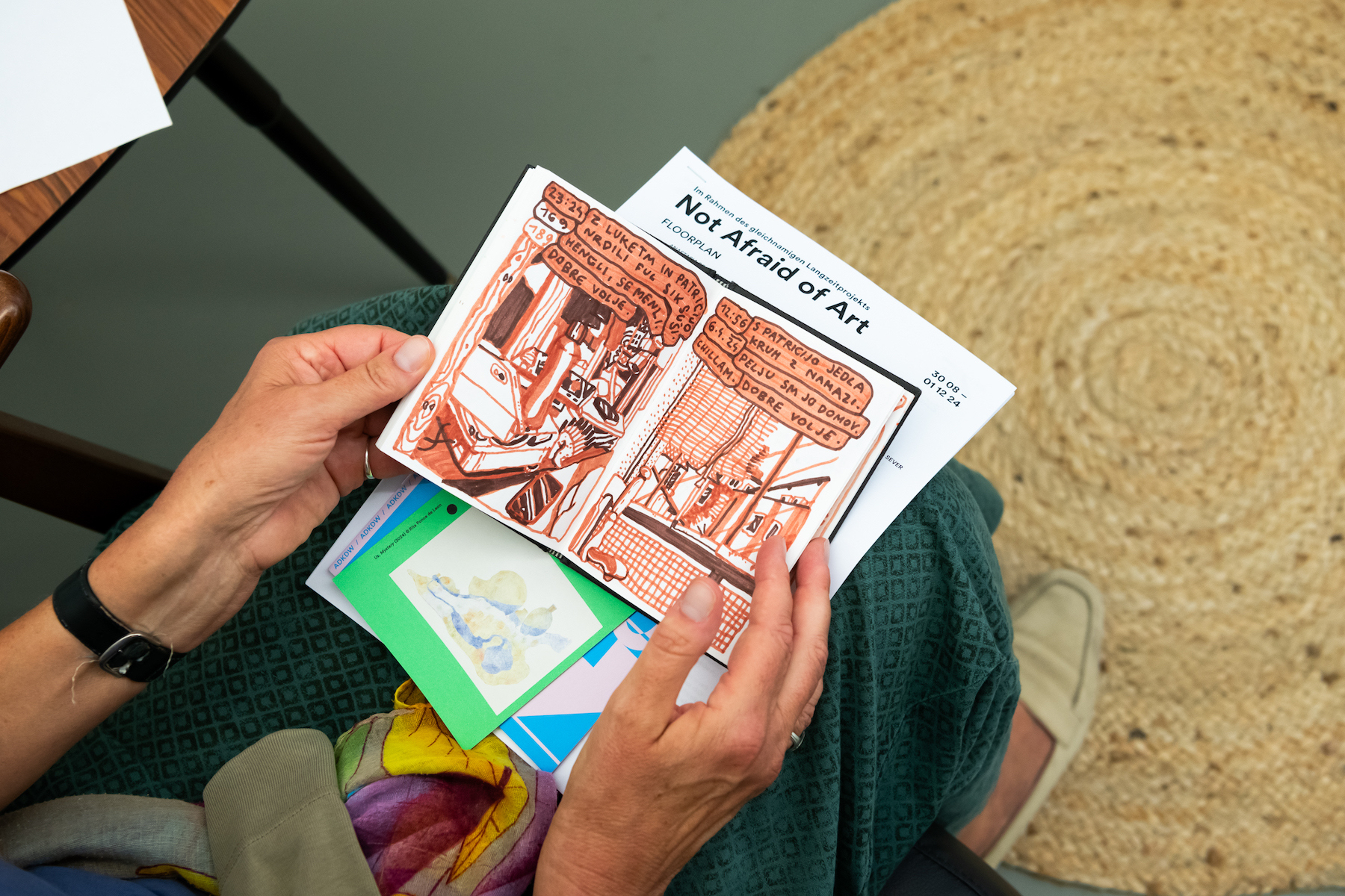 Ausstellungseröffnung Not Afraid of Art, ADKDW Studio