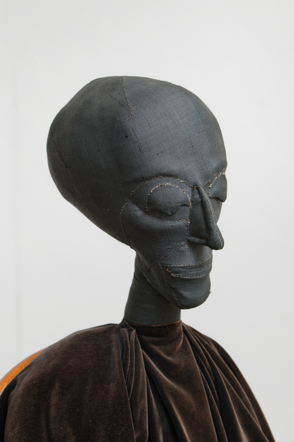 Eva Aeppli, Xenobia (detail), 1972, silk, cotton, velvet, 180 cm (high), unique