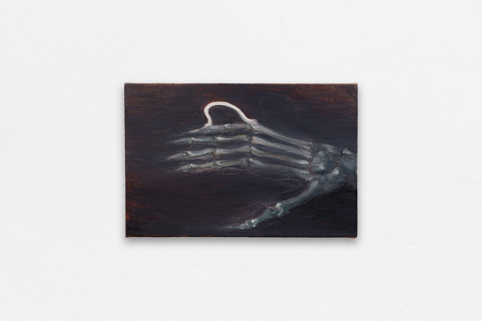 Zhiliang Jin, Cup, 2023, oil on linen, 20 x 30 cm, unique