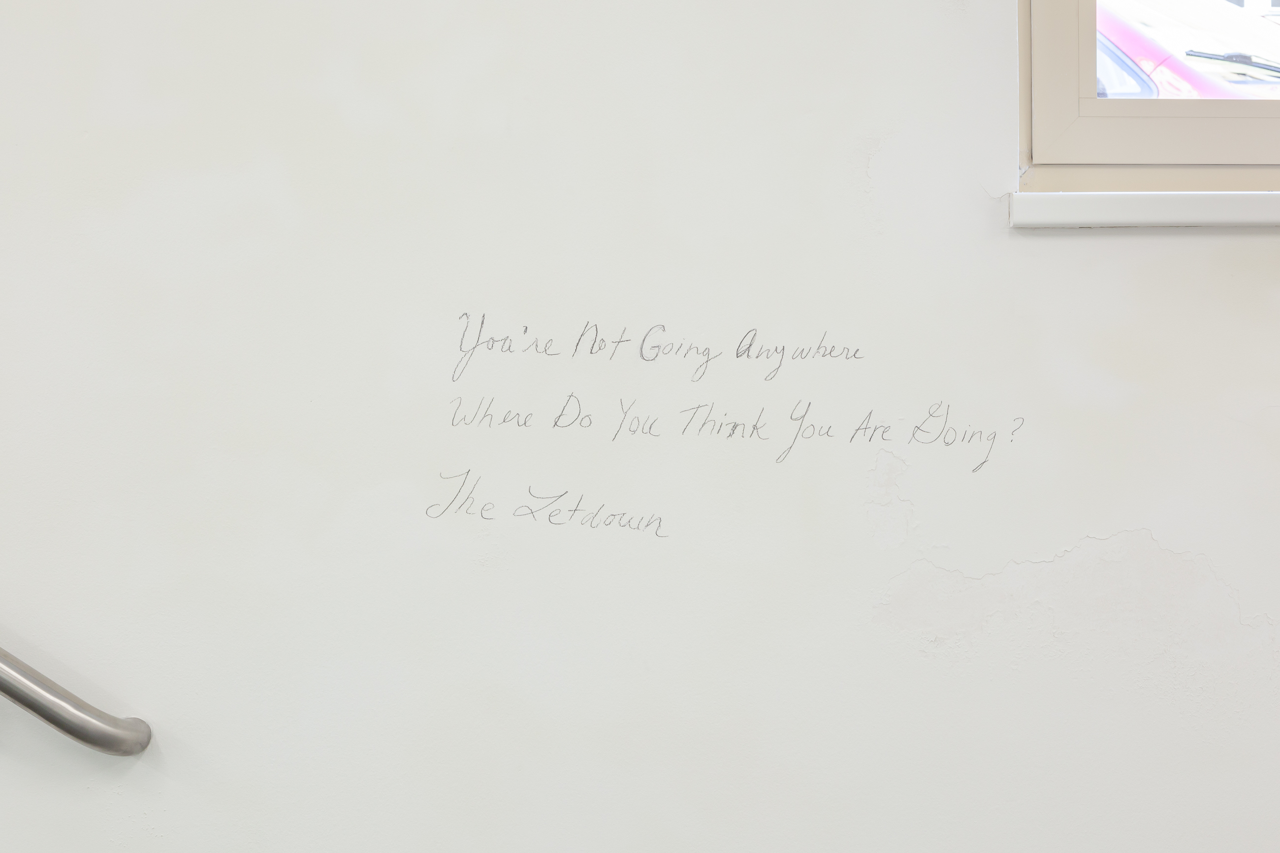 Lydia Ricci, Stream of Consciousness #1, 2024, pencil on wall